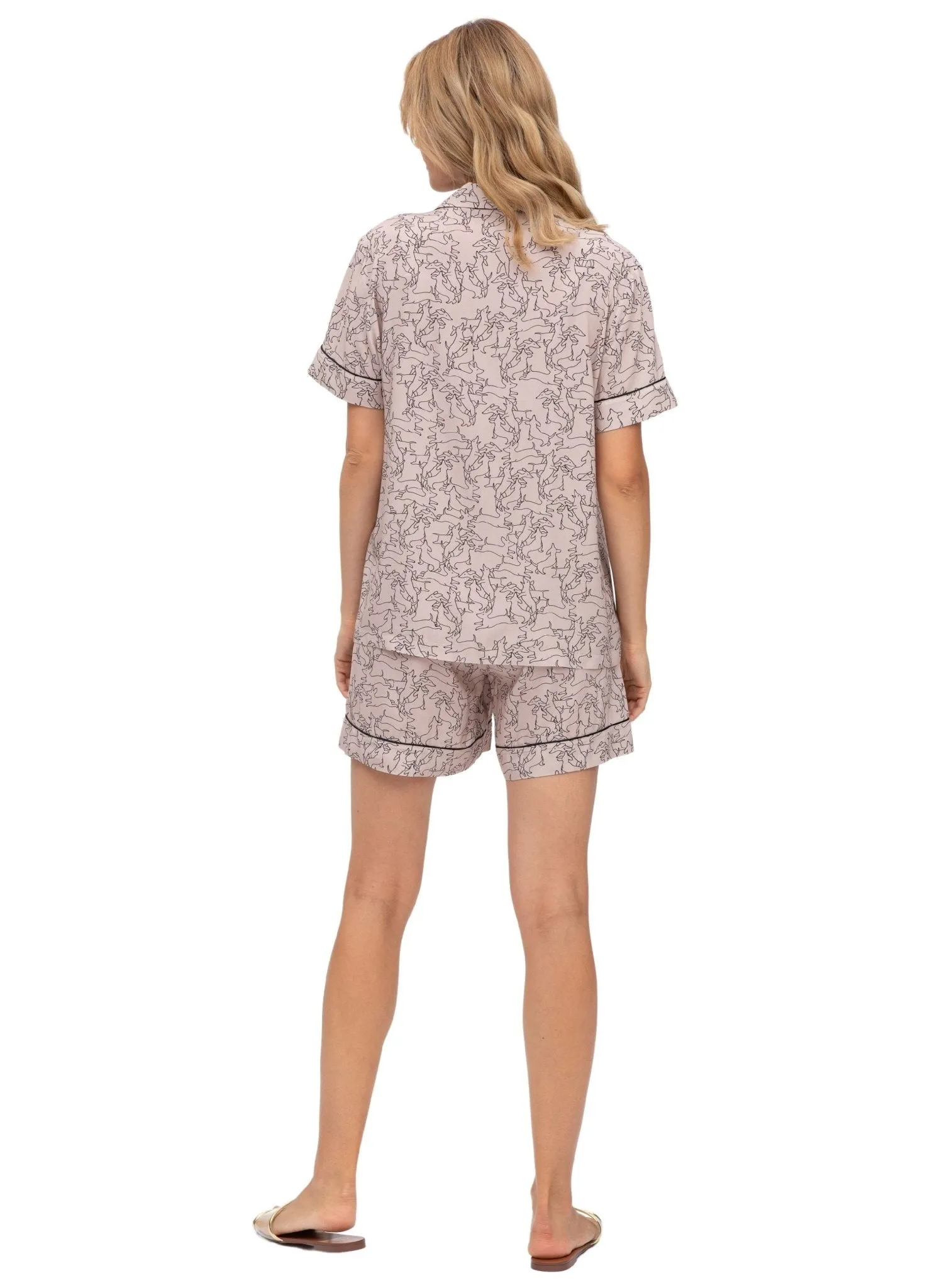 Honey Short Maternity Pyjama - Party Basset