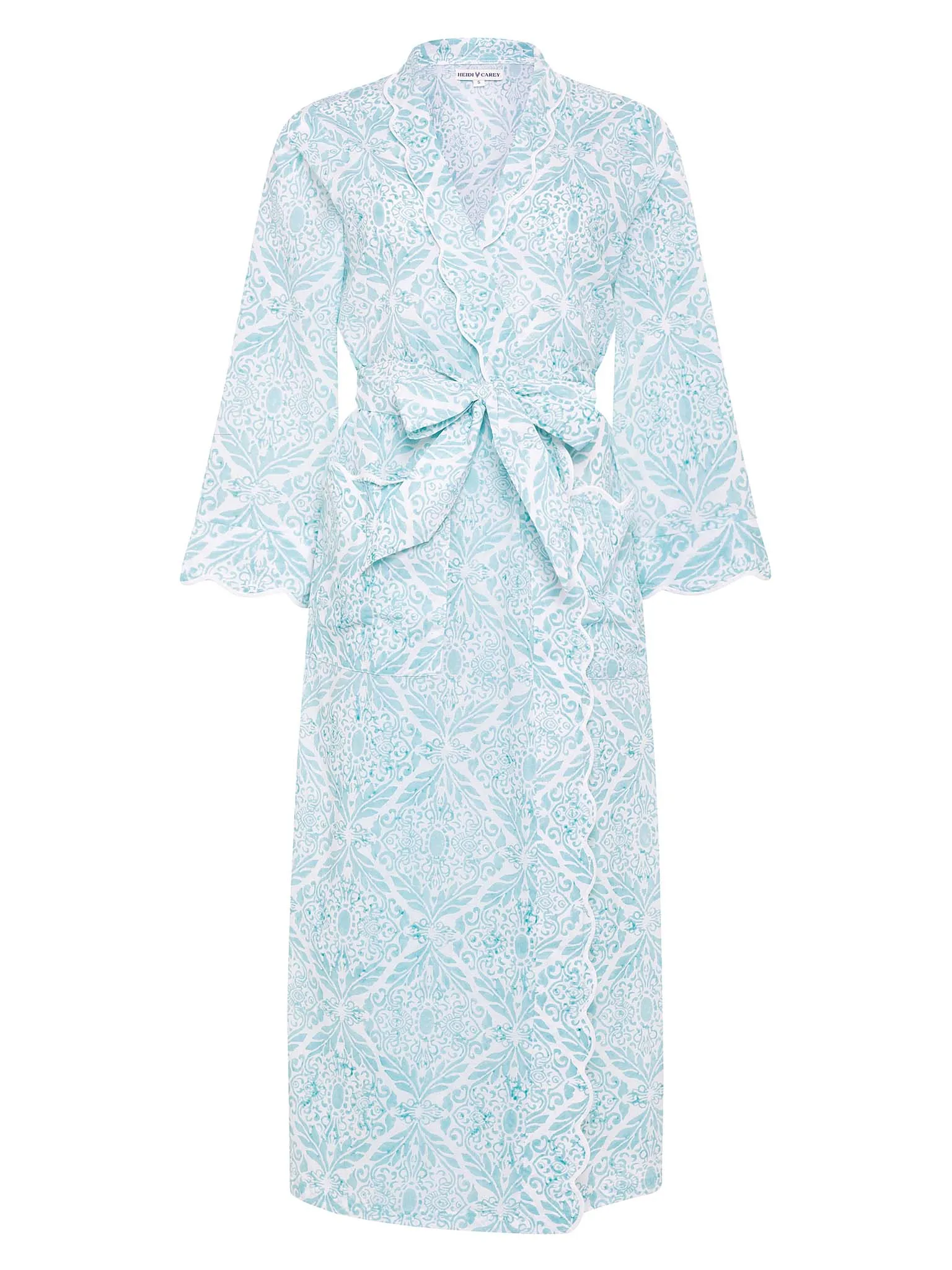 Ice Blue Filigree Classic Robe