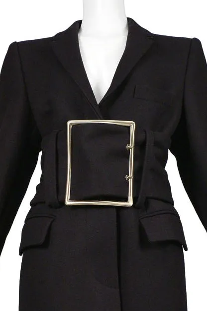 ICONIC MARTIN MARGIELA RUNWAY BUCKLE COAT 1996