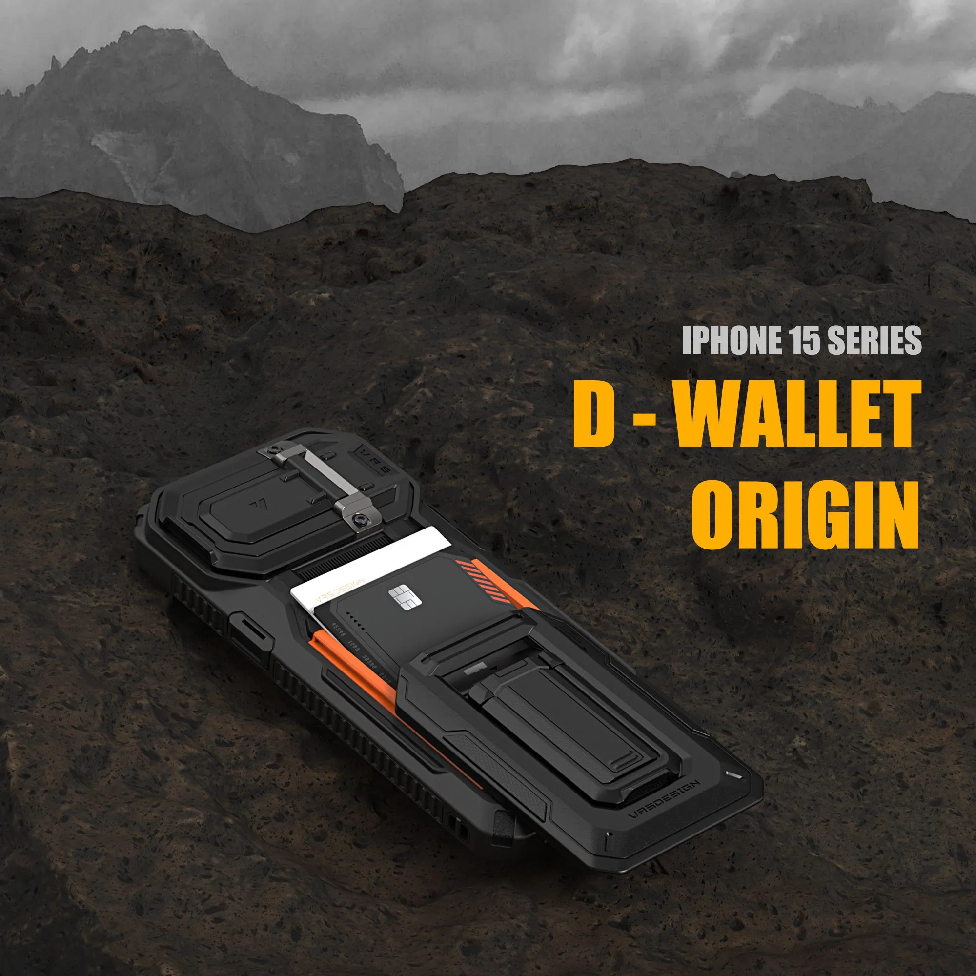 iPhone 15 Pro Case D-Wallet Origin