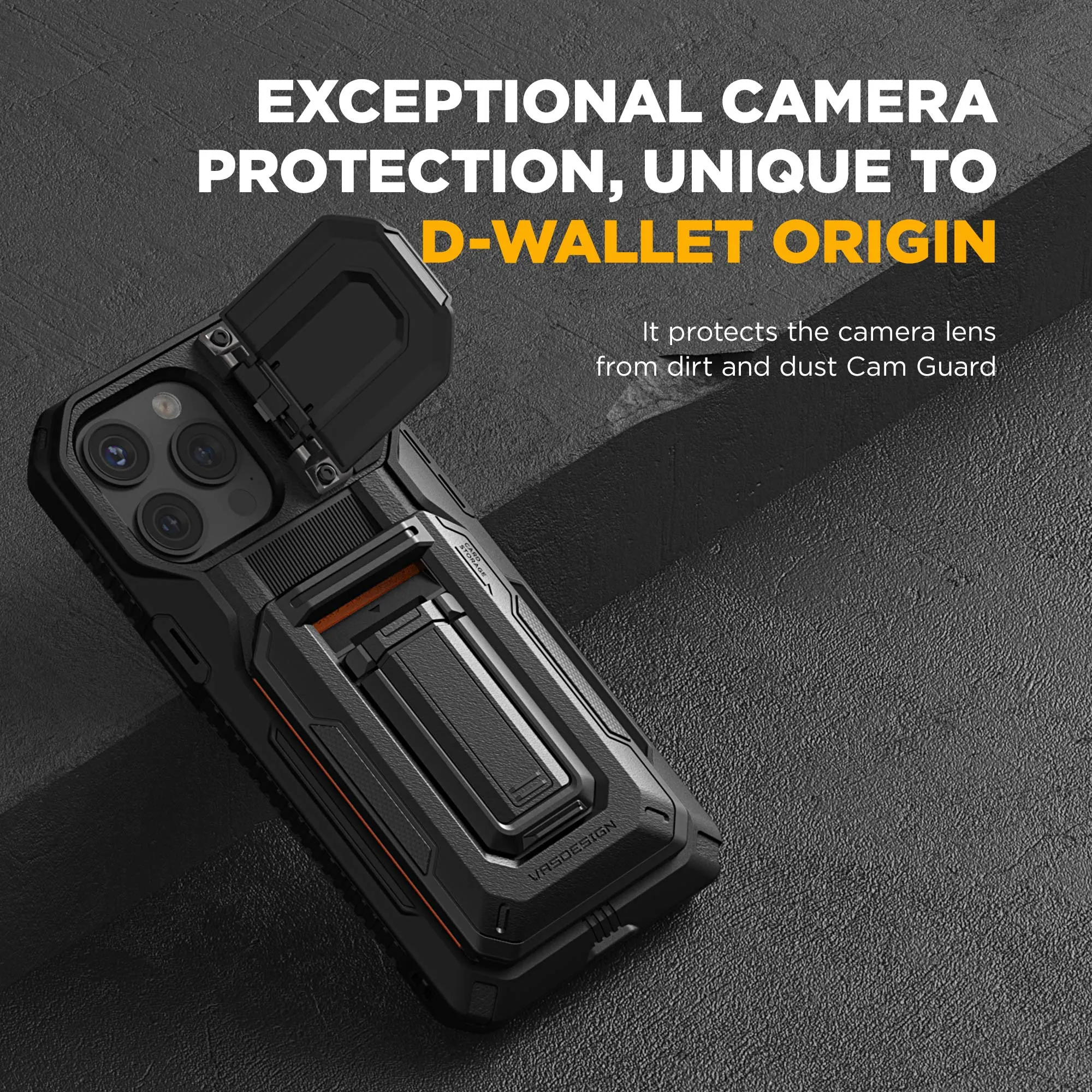 iPhone 15 Pro Case D-Wallet Origin