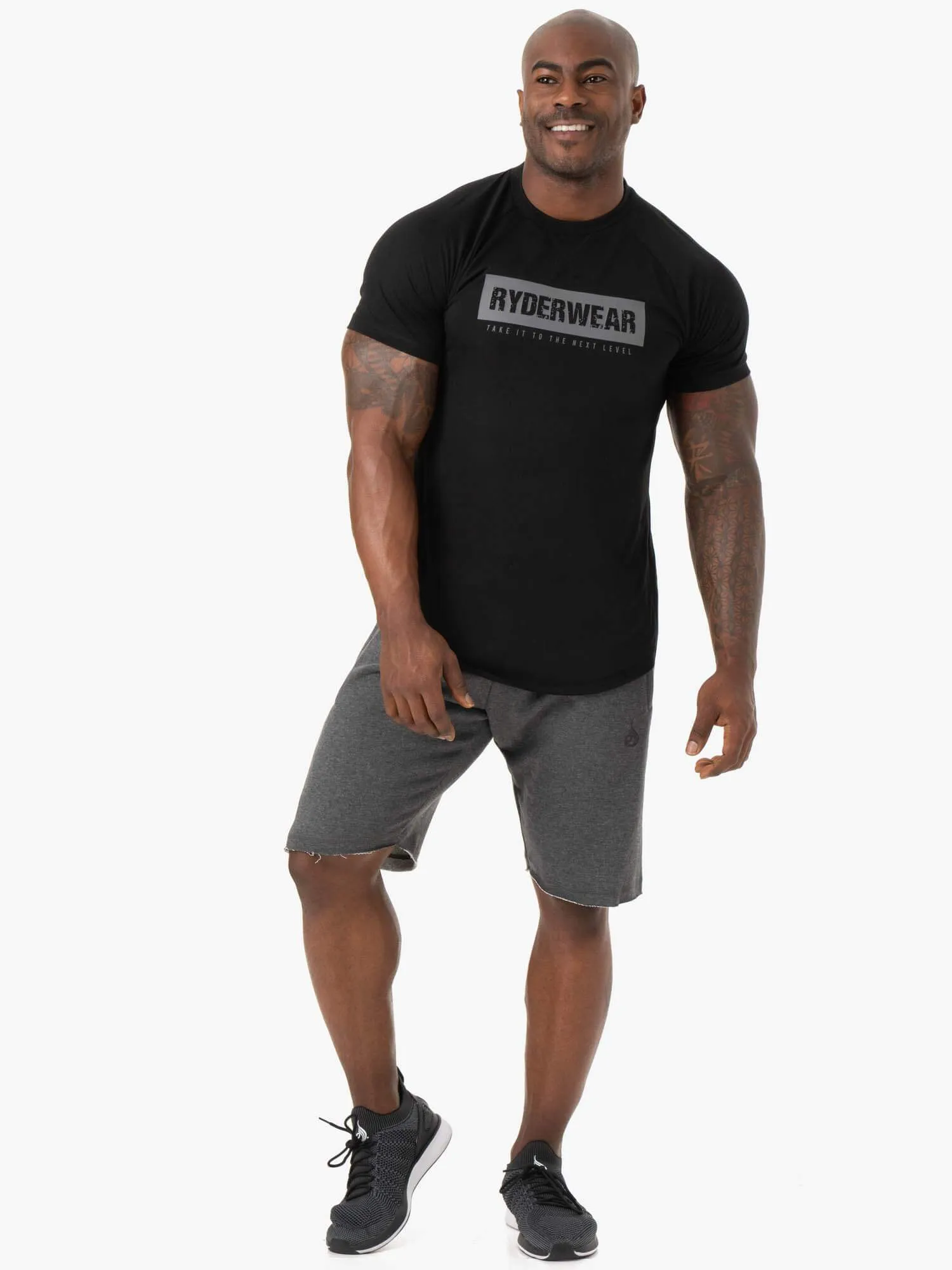 Iron Track Shorts - Charcoal Marl