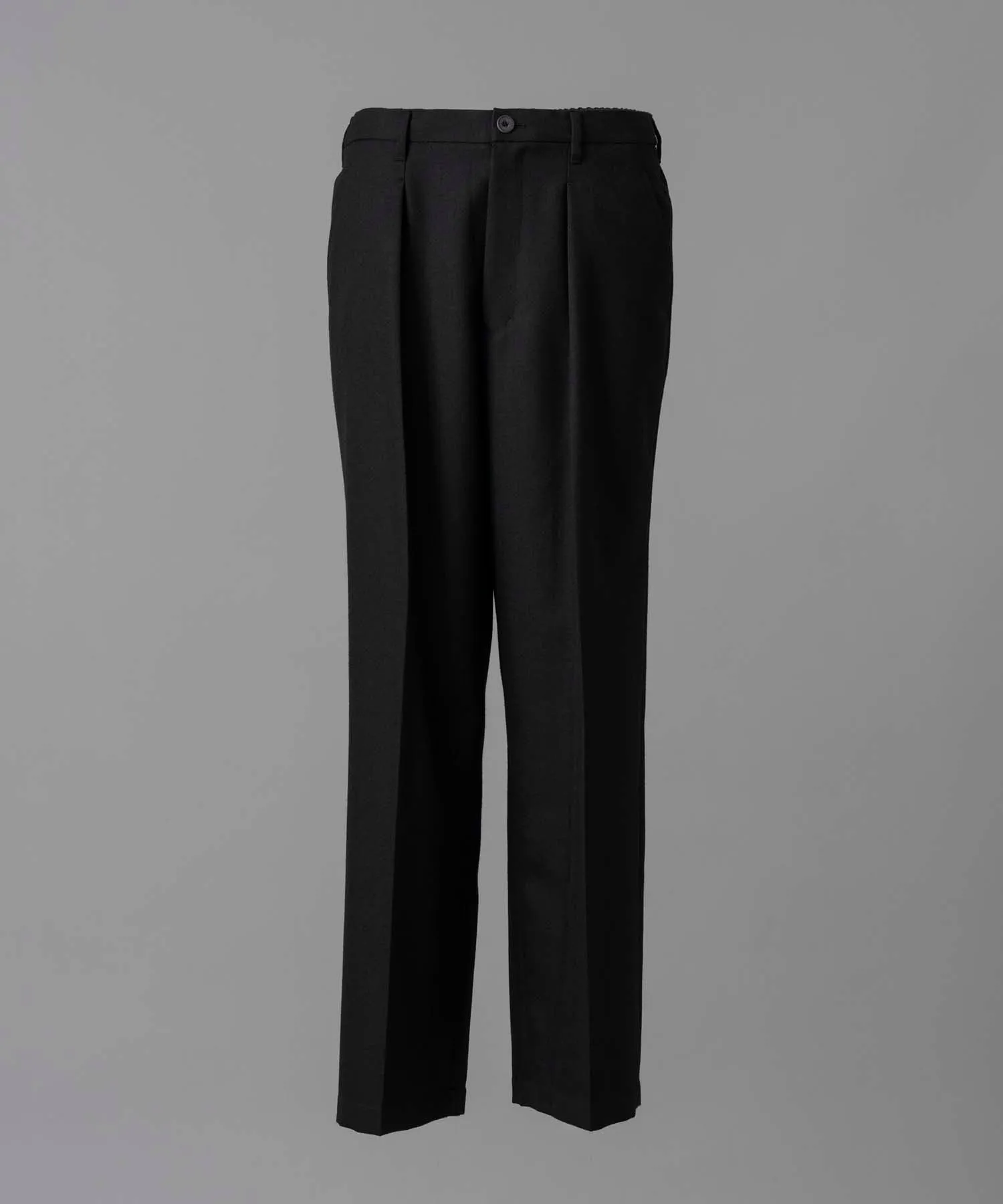 【Italian Dead Stock Fabric】One-Tuck Wide Pants