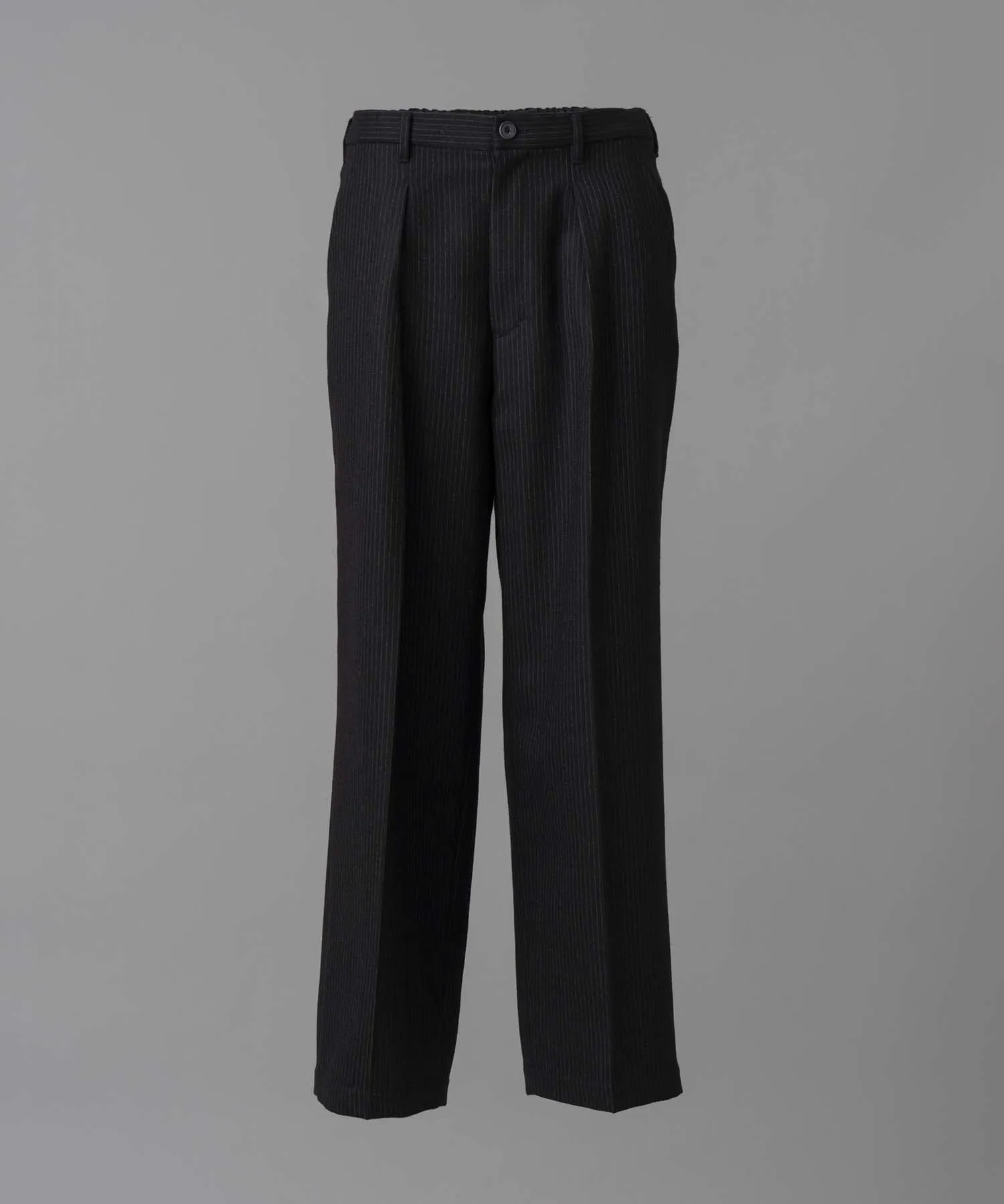 【Italian Dead Stock Fabric】One-Tuck Wide Pants