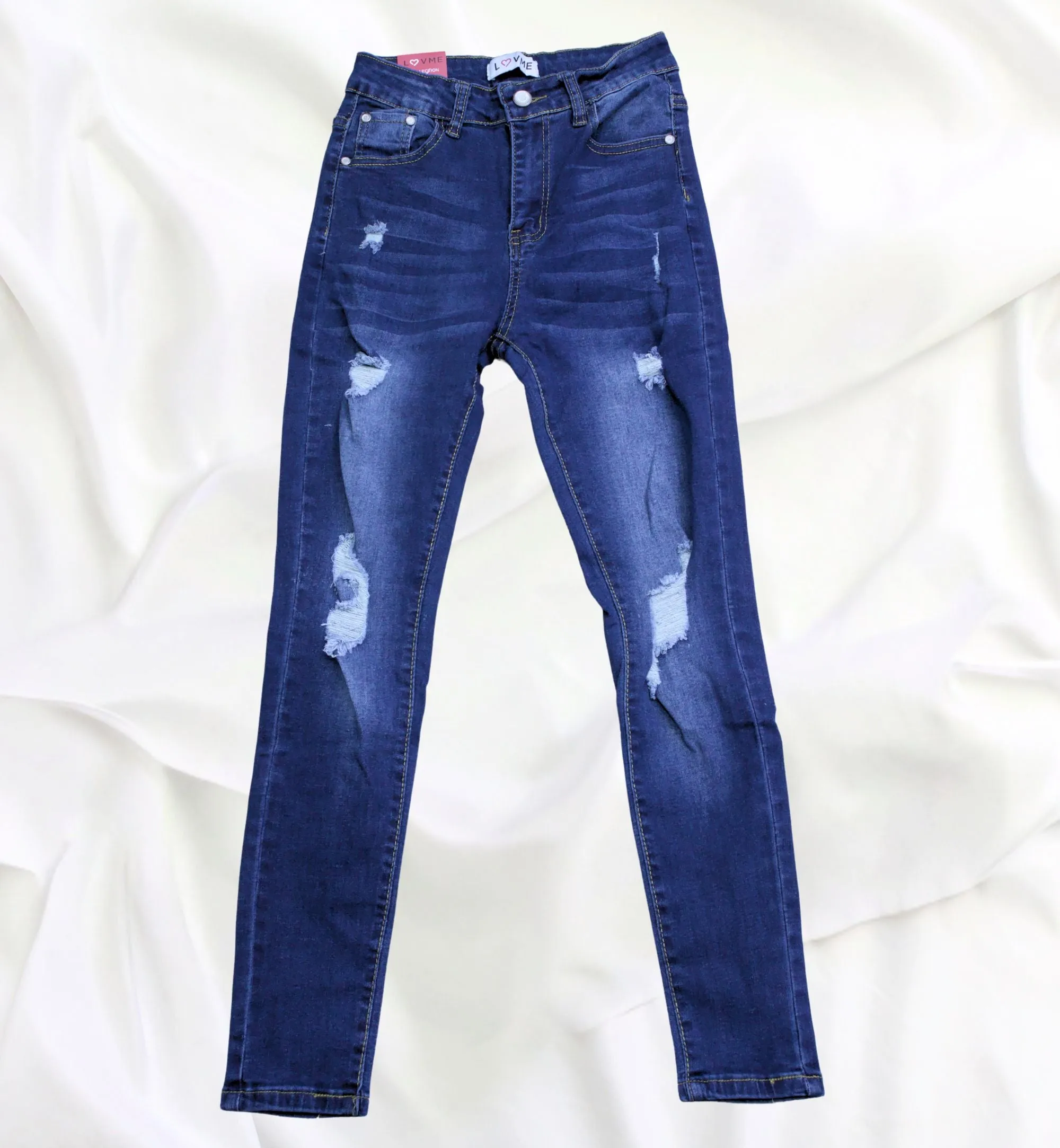 JEANS ESTILO SKINNY CON DESTRUCCIN LV90002