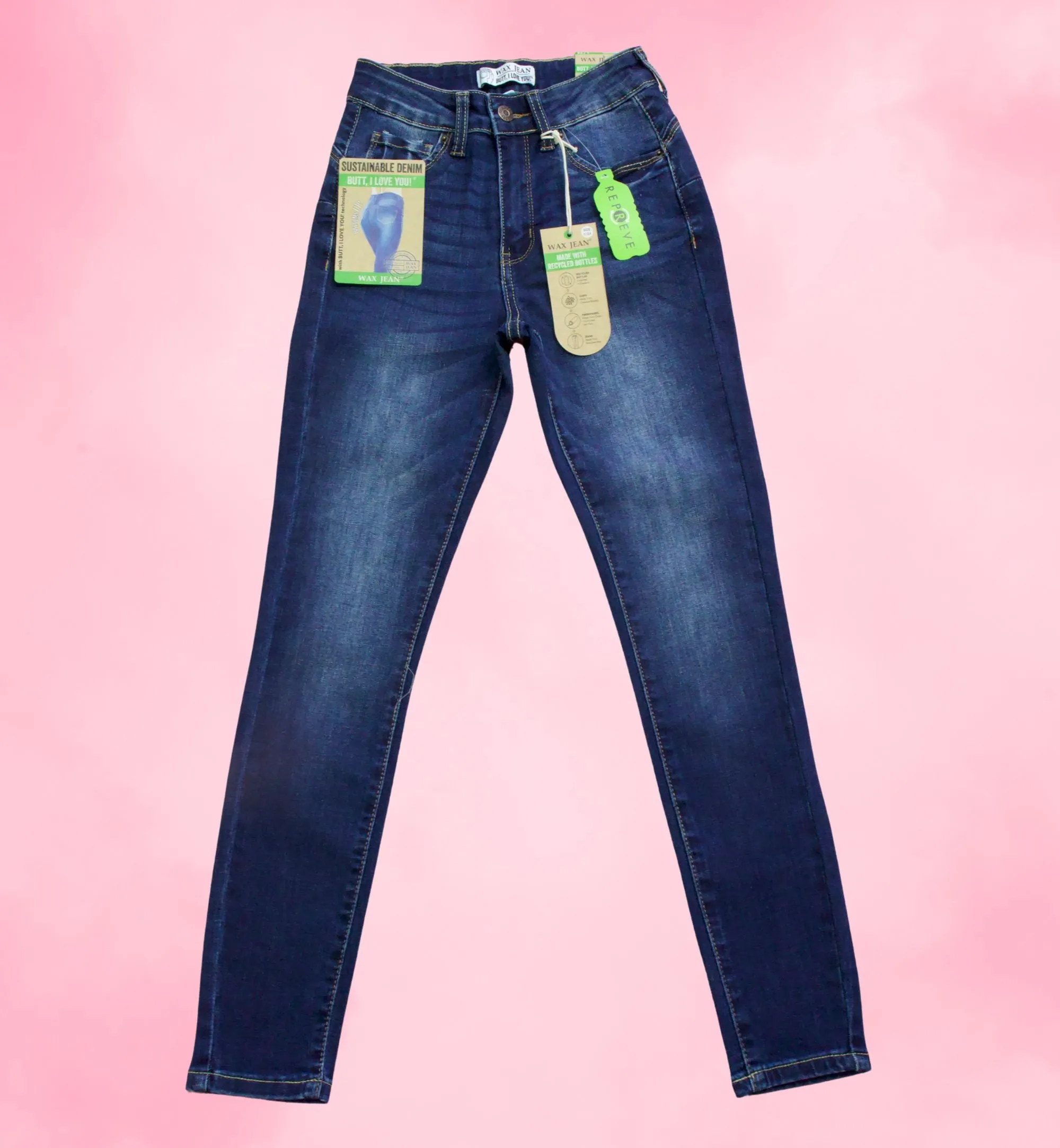 JEANS ESTILO SKINNY LISOS SUSTENTABLE 90501