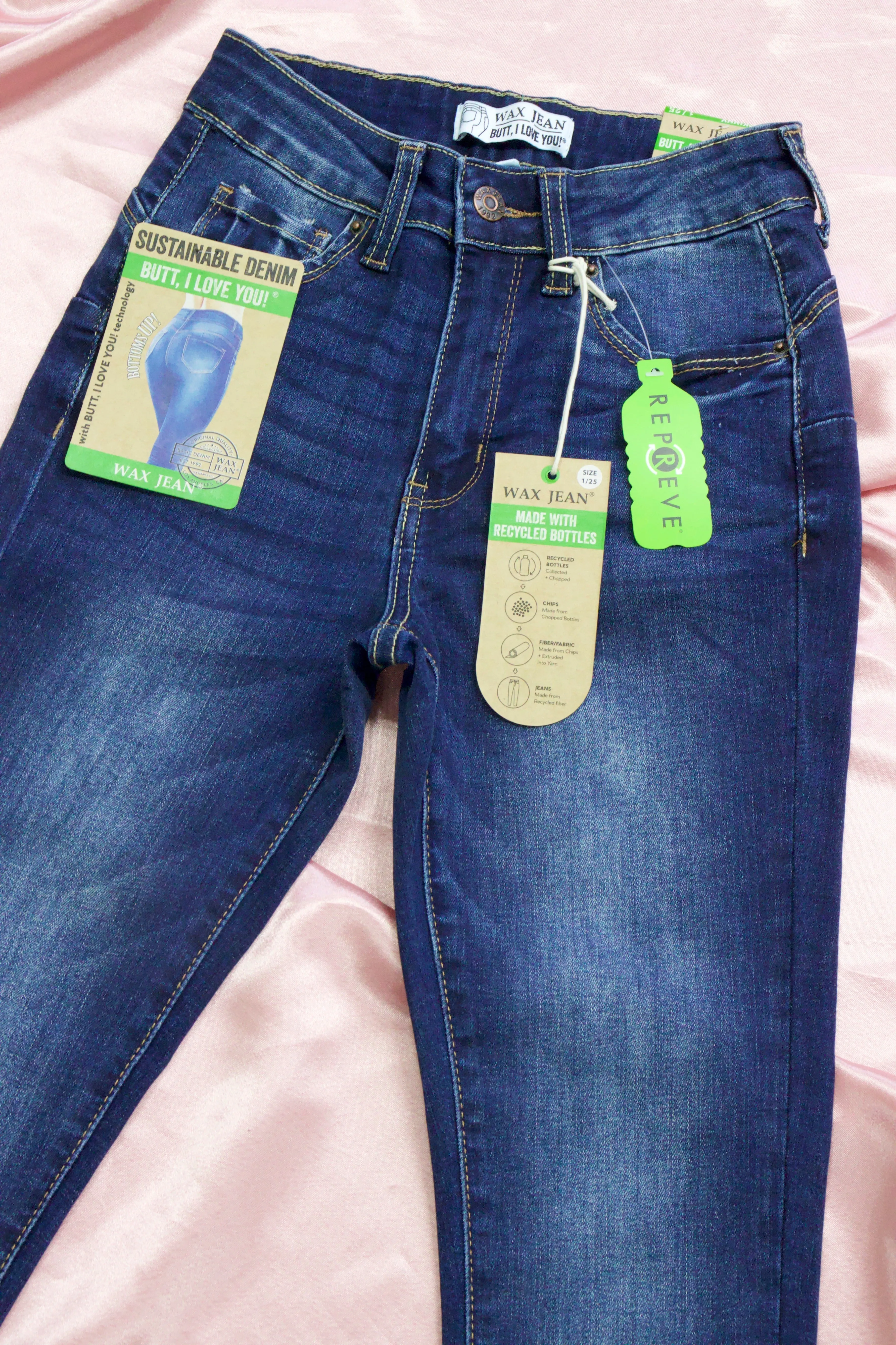 JEANS ESTILO SKINNY LISOS SUSTENTABLE 90501