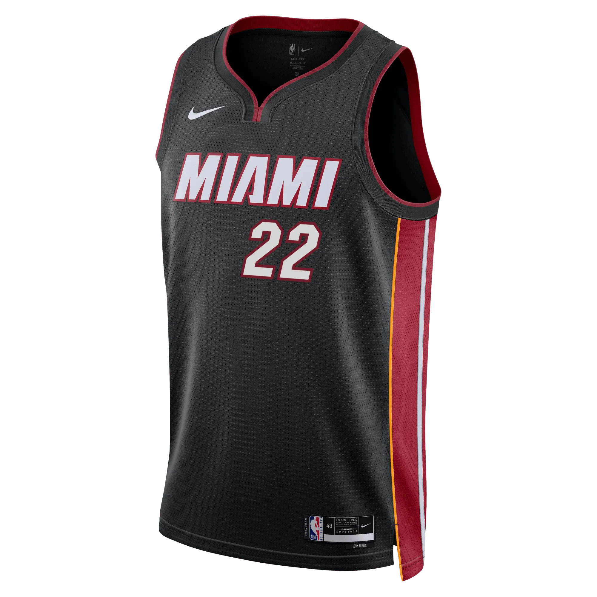 Jimmy Butler Nike Miami HEAT Icon Black Swingman Jersey