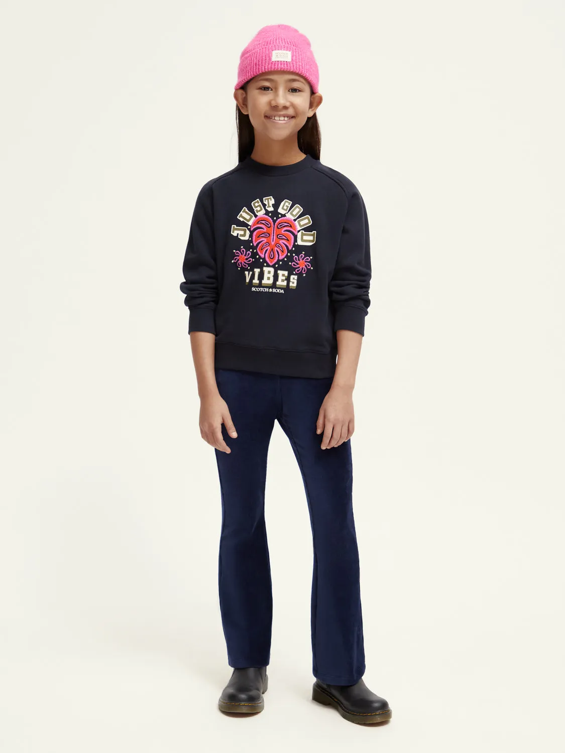 Kids - Flared corduroy leggings