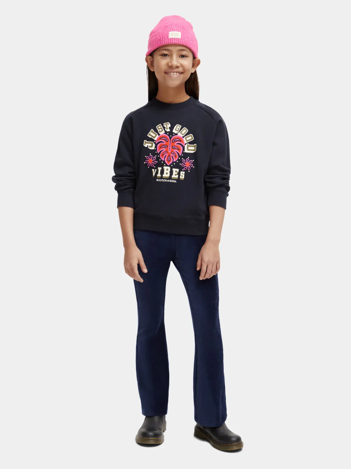 Kids - Flared corduroy leggings