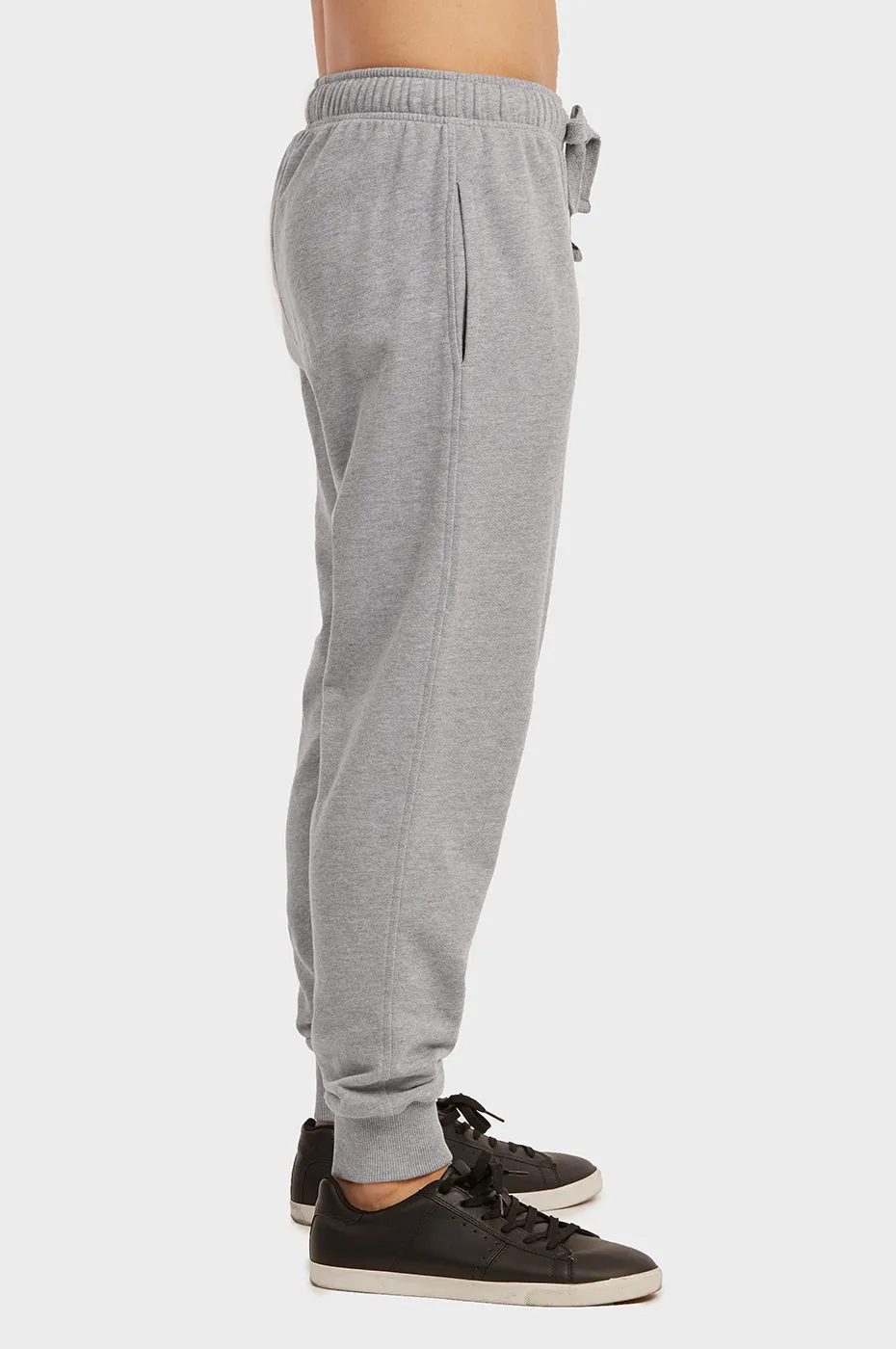 KNOCKER MEN'S TERRY JOGGERS (SP3100_H.GRY)