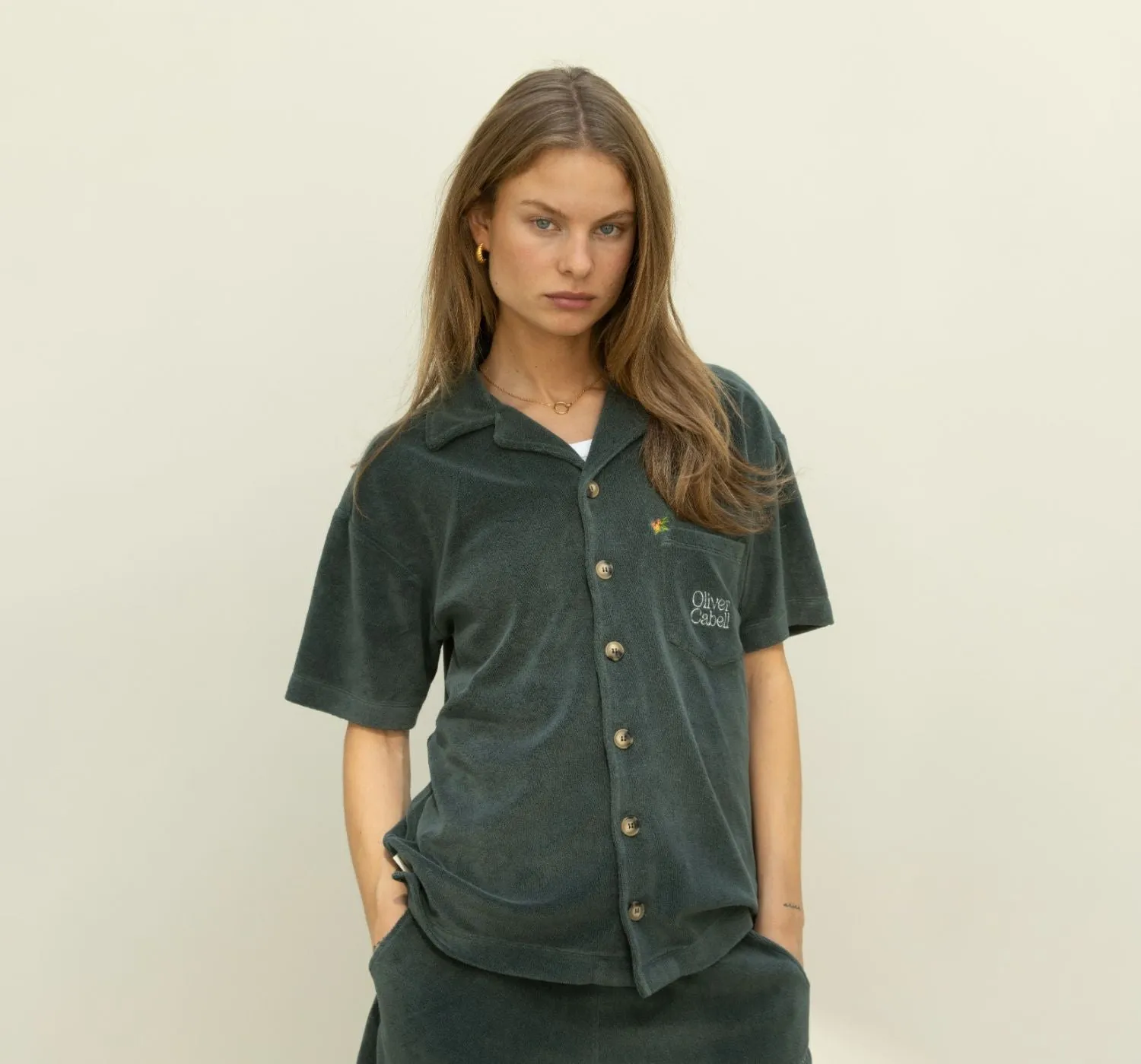 LA Capsule Terry Cloth Button-Up | Yosemite