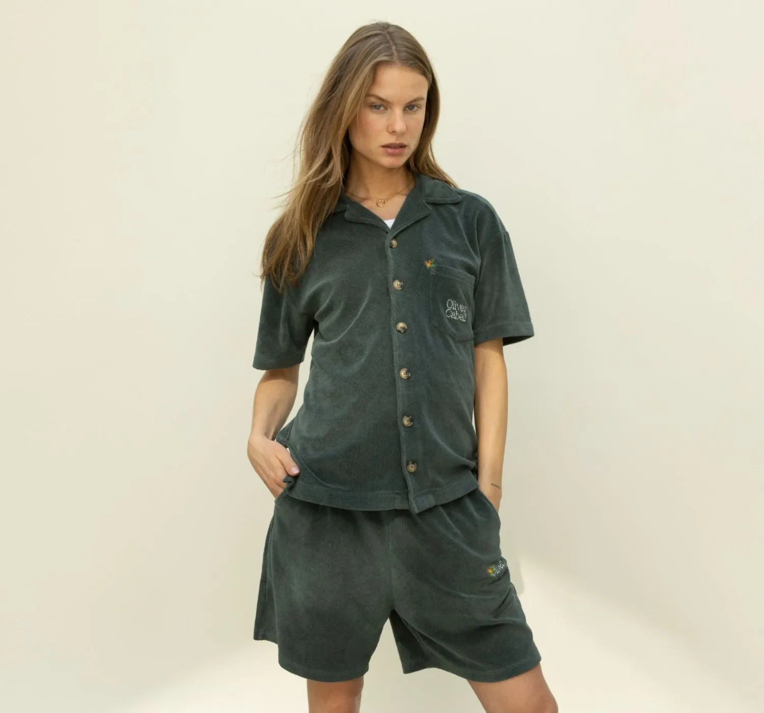 LA Capsule Terry Cloth Button-Up | Yosemite