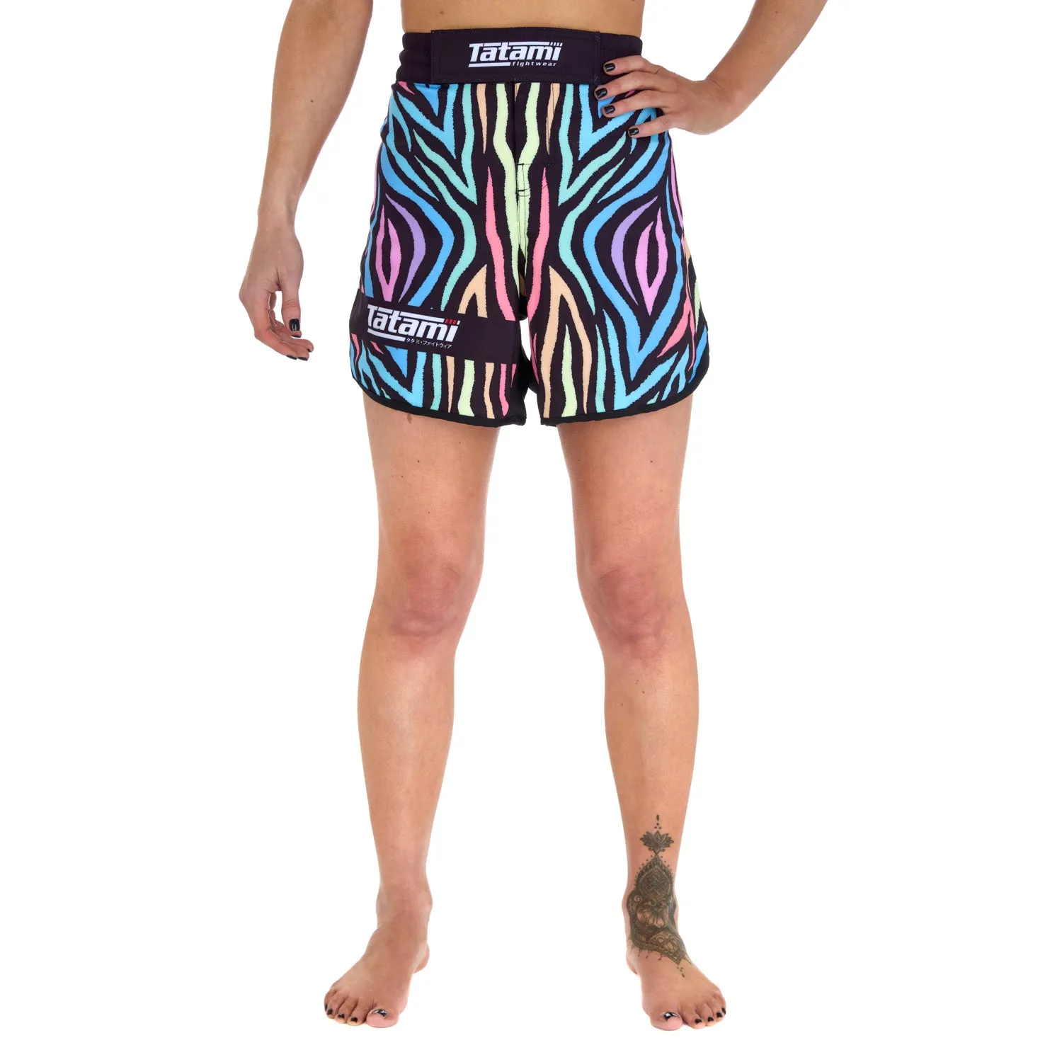 Ladies Recharge Grappling Shorts - Neon