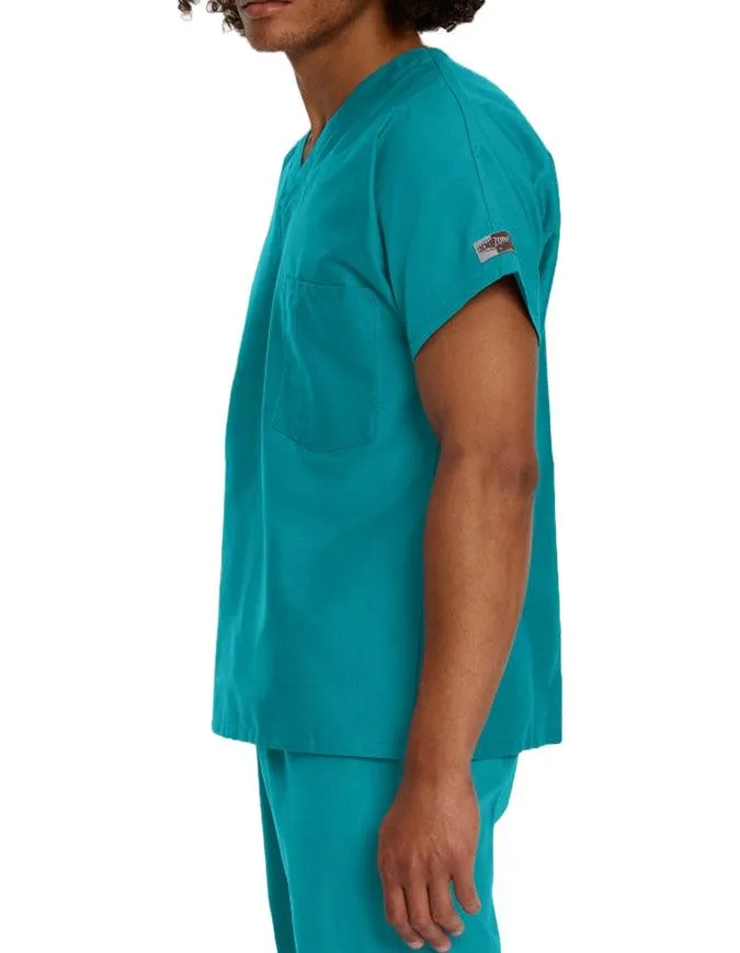 Landau ScrubZone 27.5 Inch Unisex V-Neck Scrub Top