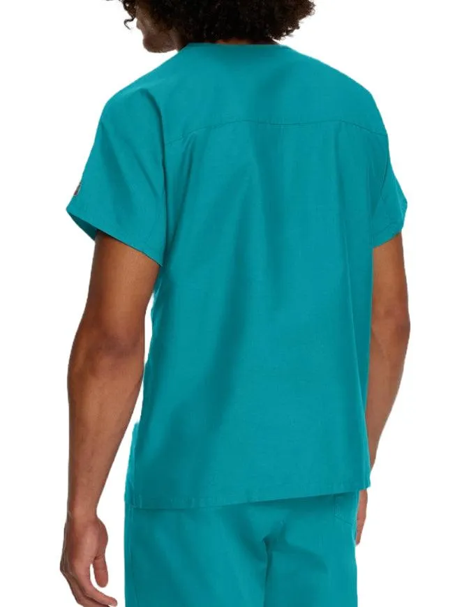 Landau ScrubZone 27.5 Inch Unisex V-Neck Scrub Top