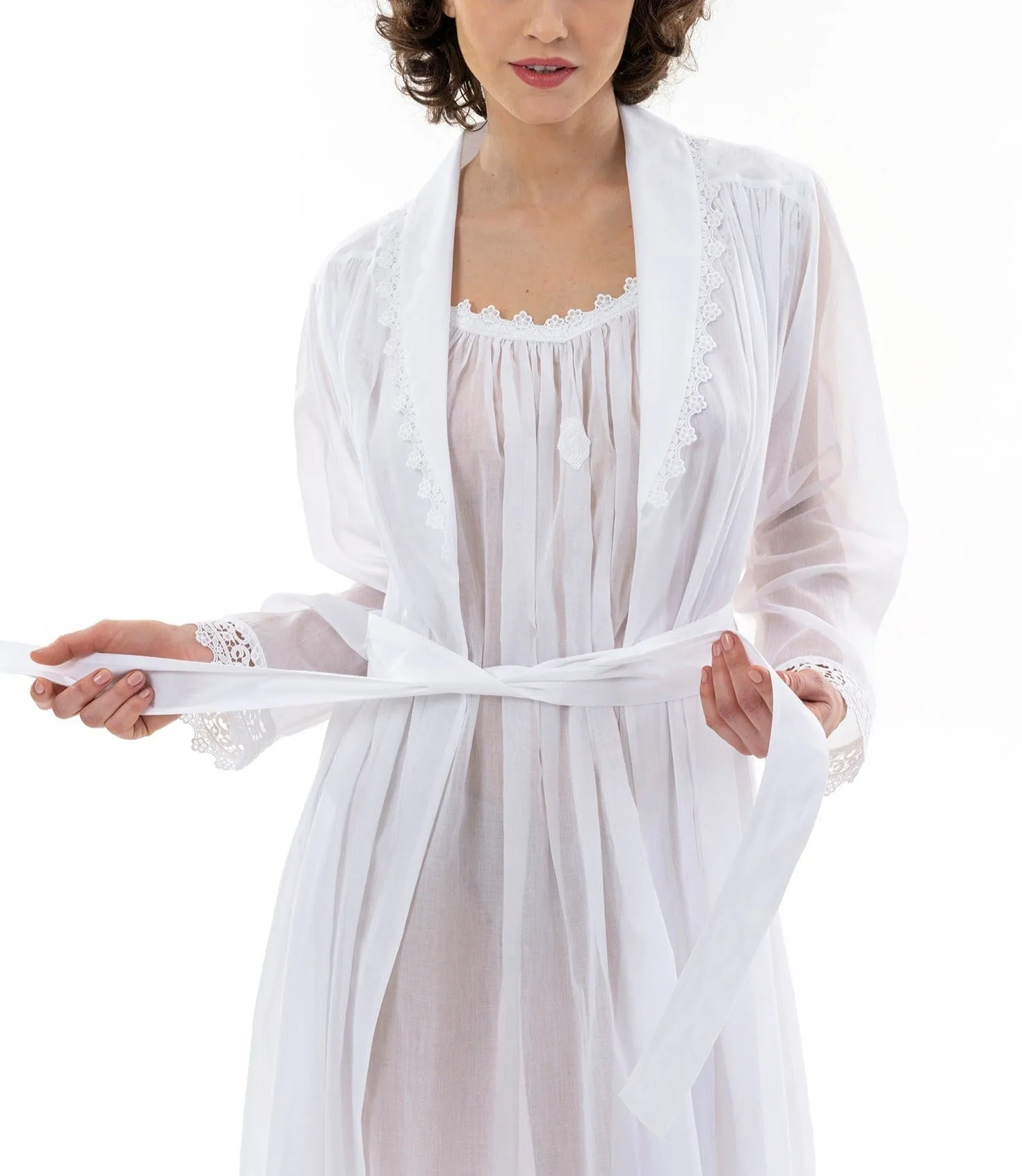 Laura Shawl Collar Dressing Gown (In stock, 3 day delivery)