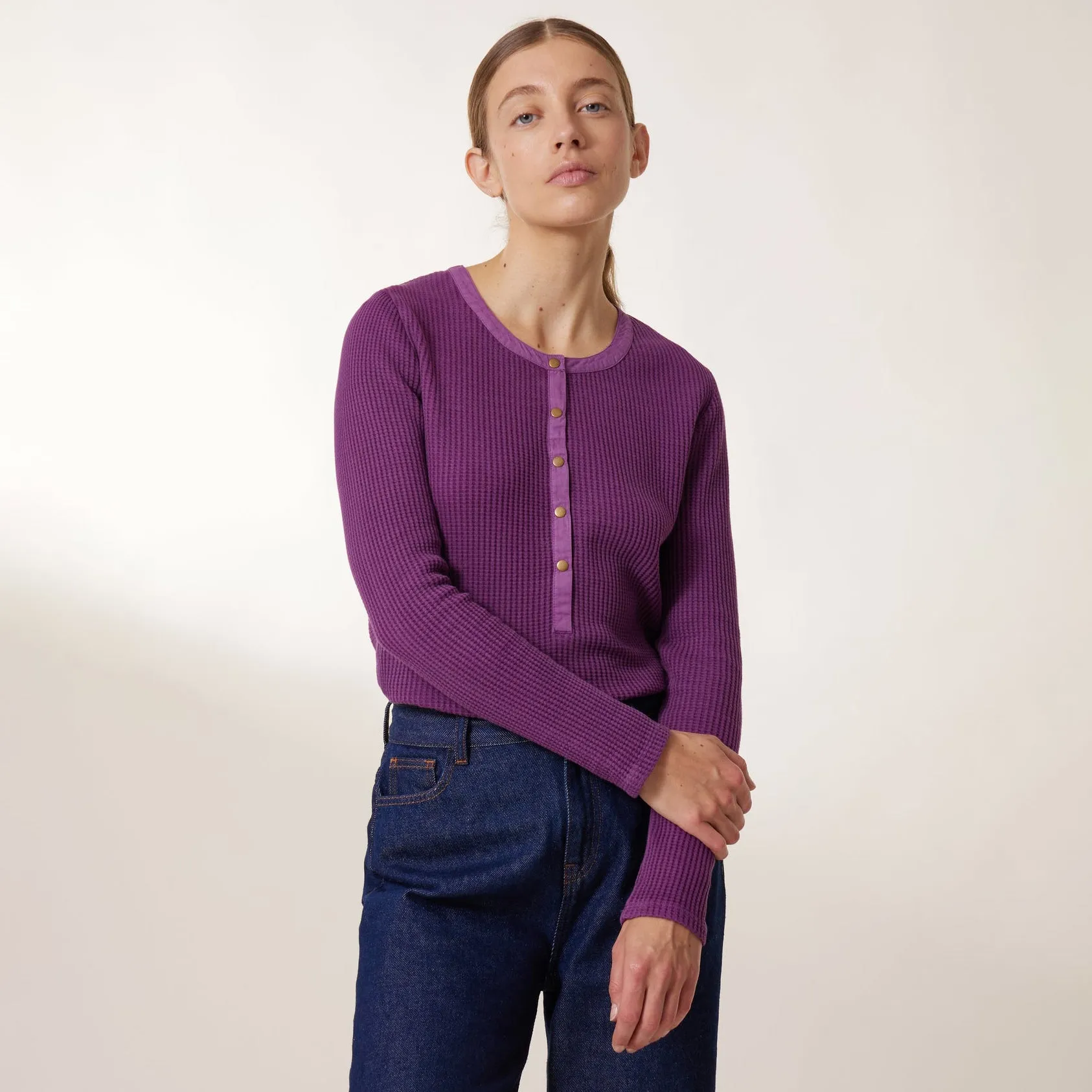 Leon & Harper Purple Thaisse Top