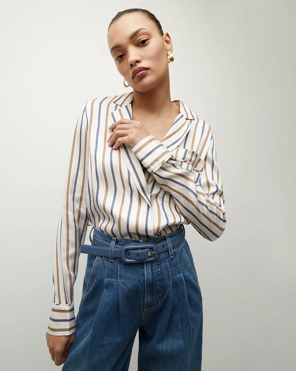 Lusanne Striped Top