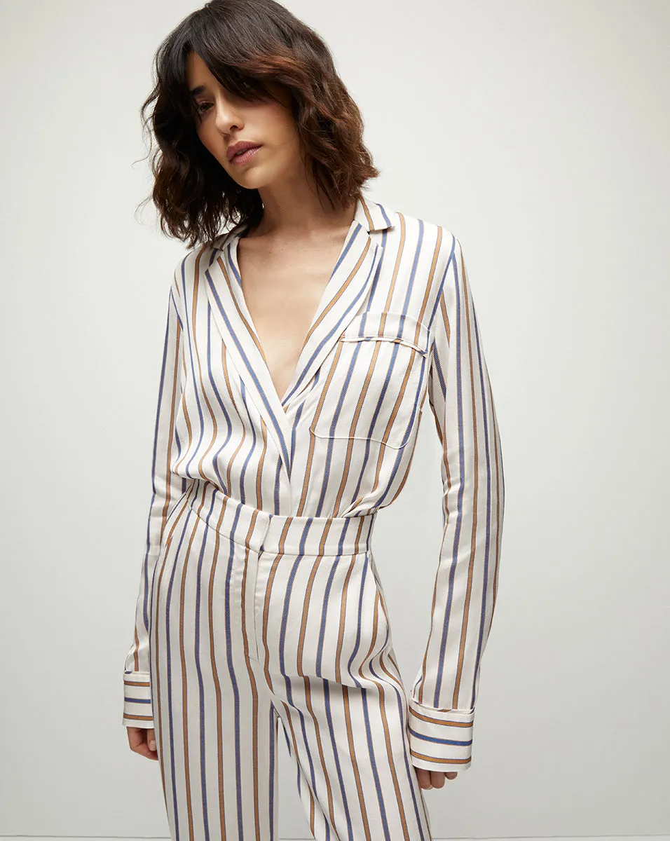 Lusanne Striped Top