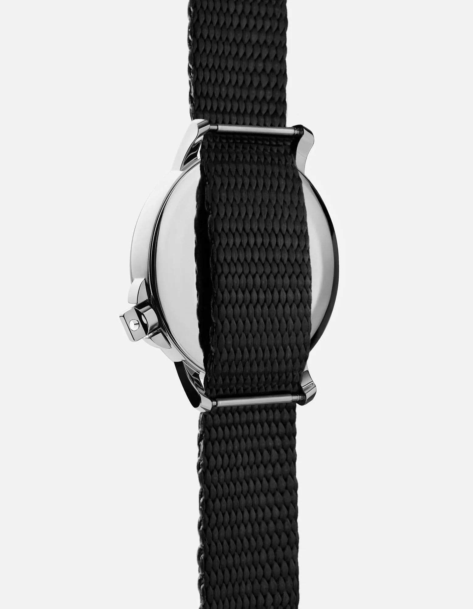 M12 Swiss Silver Black Nylon