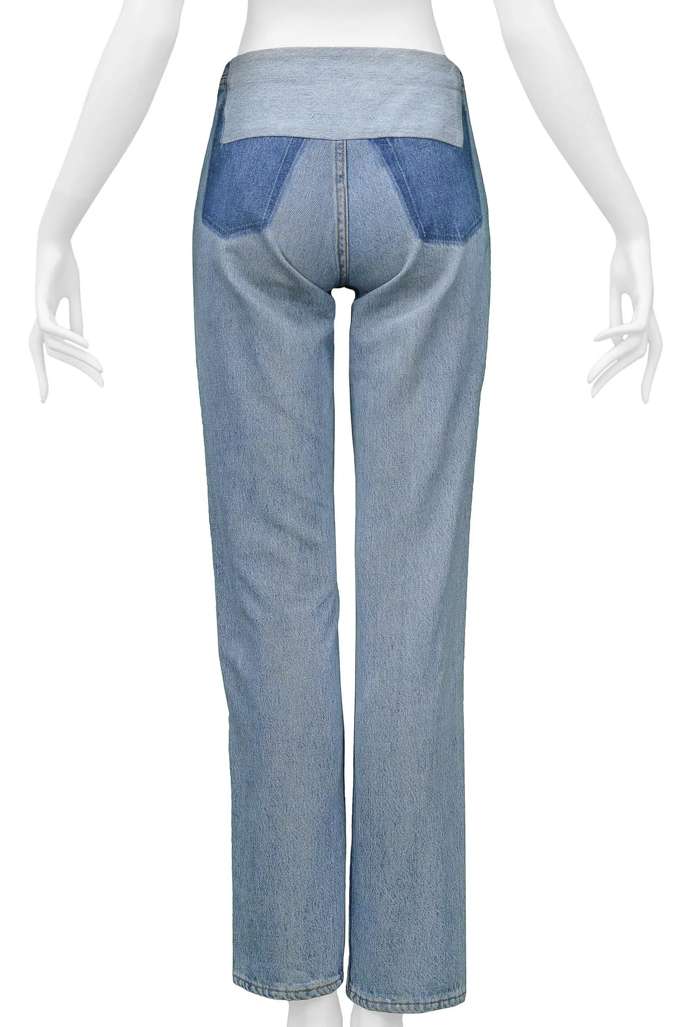 MARGIELA 2002 ARTISANAL PATCHWORK DENIM JEANS