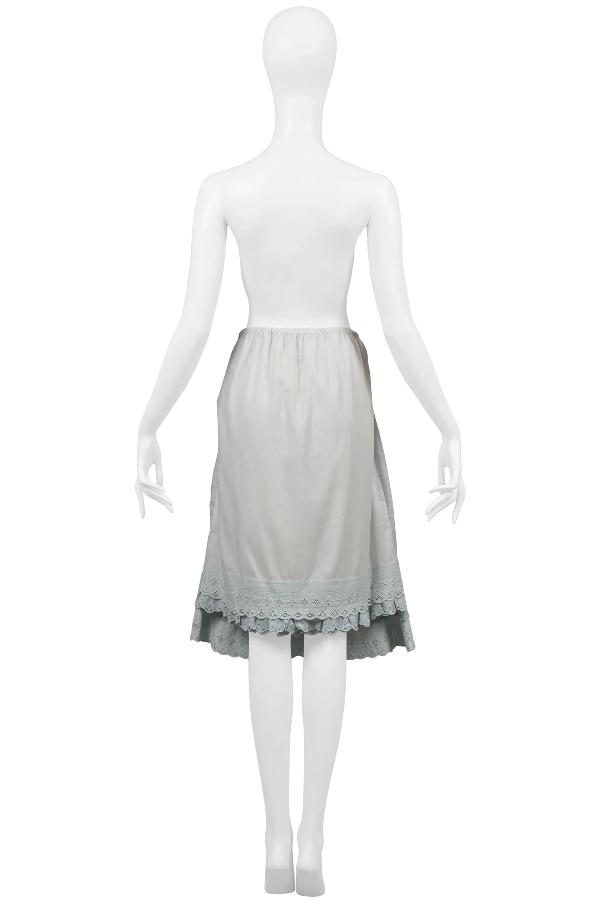 MARGIELA ARTISANAL EYELET SKIRT 2004