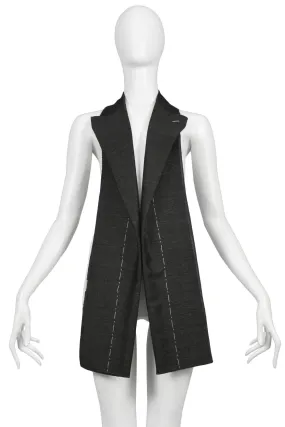 MARGIELA GREY BASTING VEST 1997