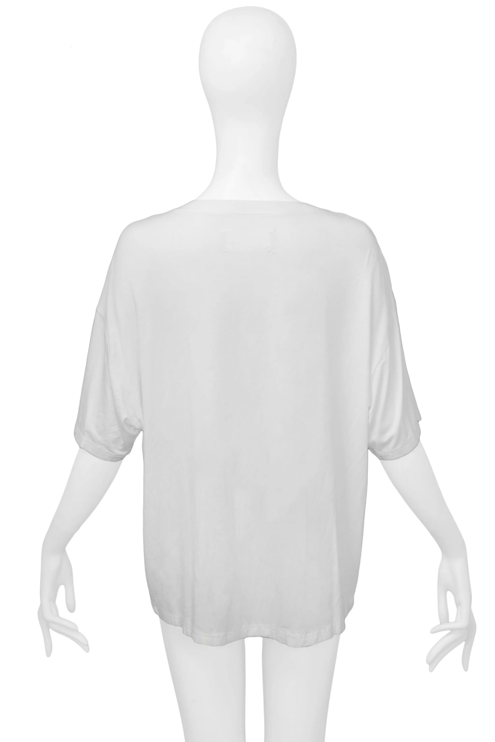 MARGIELA WHITE CORD T-SHIRT