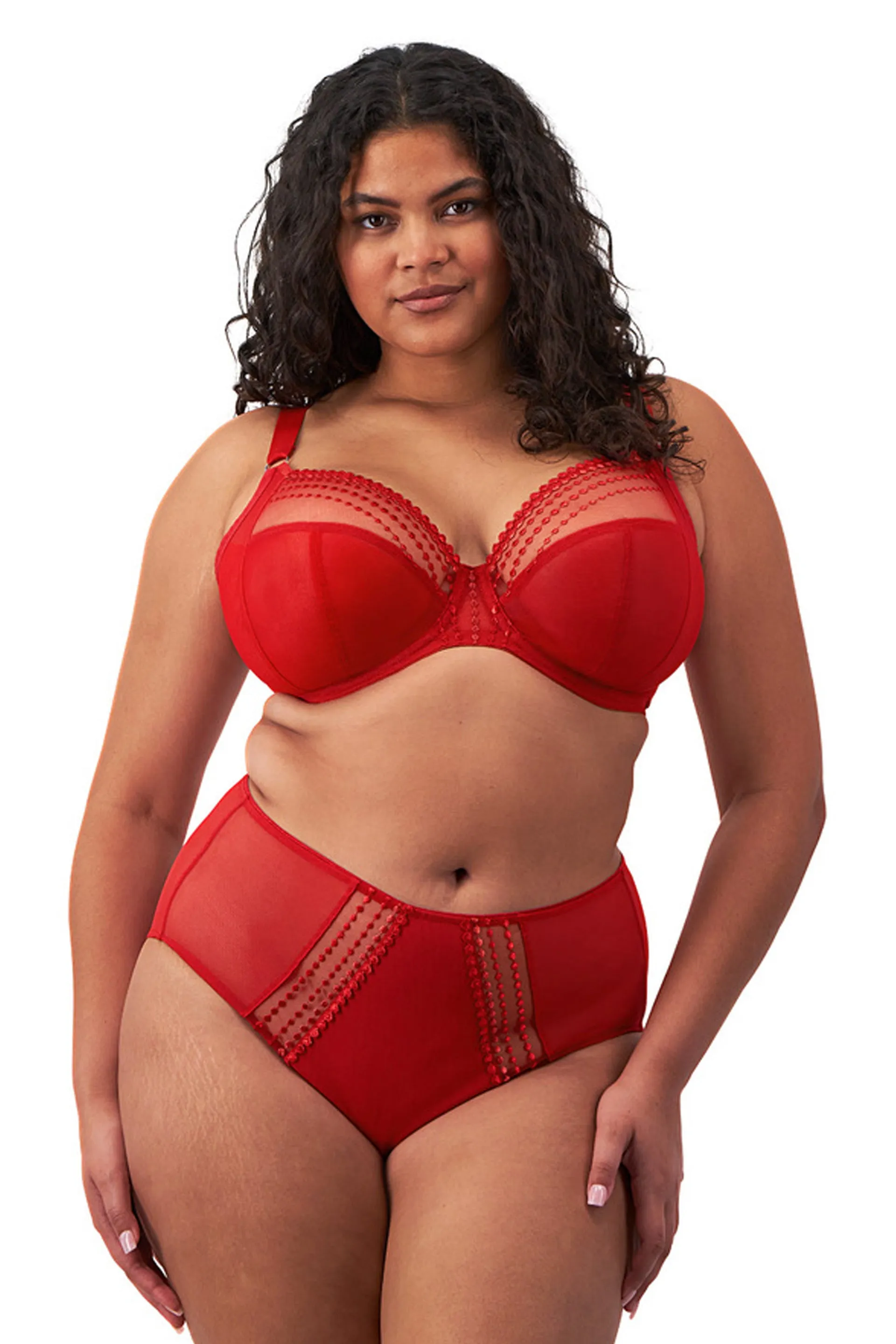 Matilda High Waisted Brief Haute Red