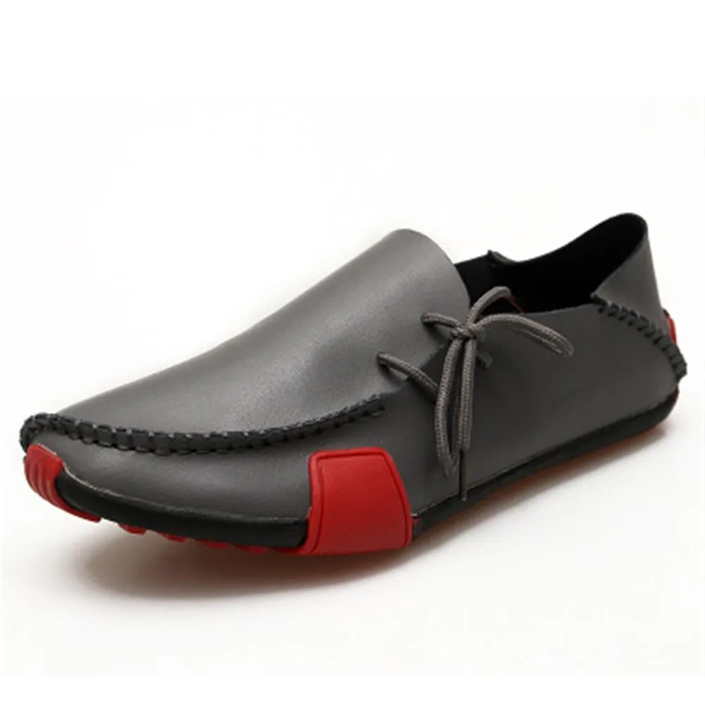 Men Genuine Leather Moccasins Style Casual Shoes