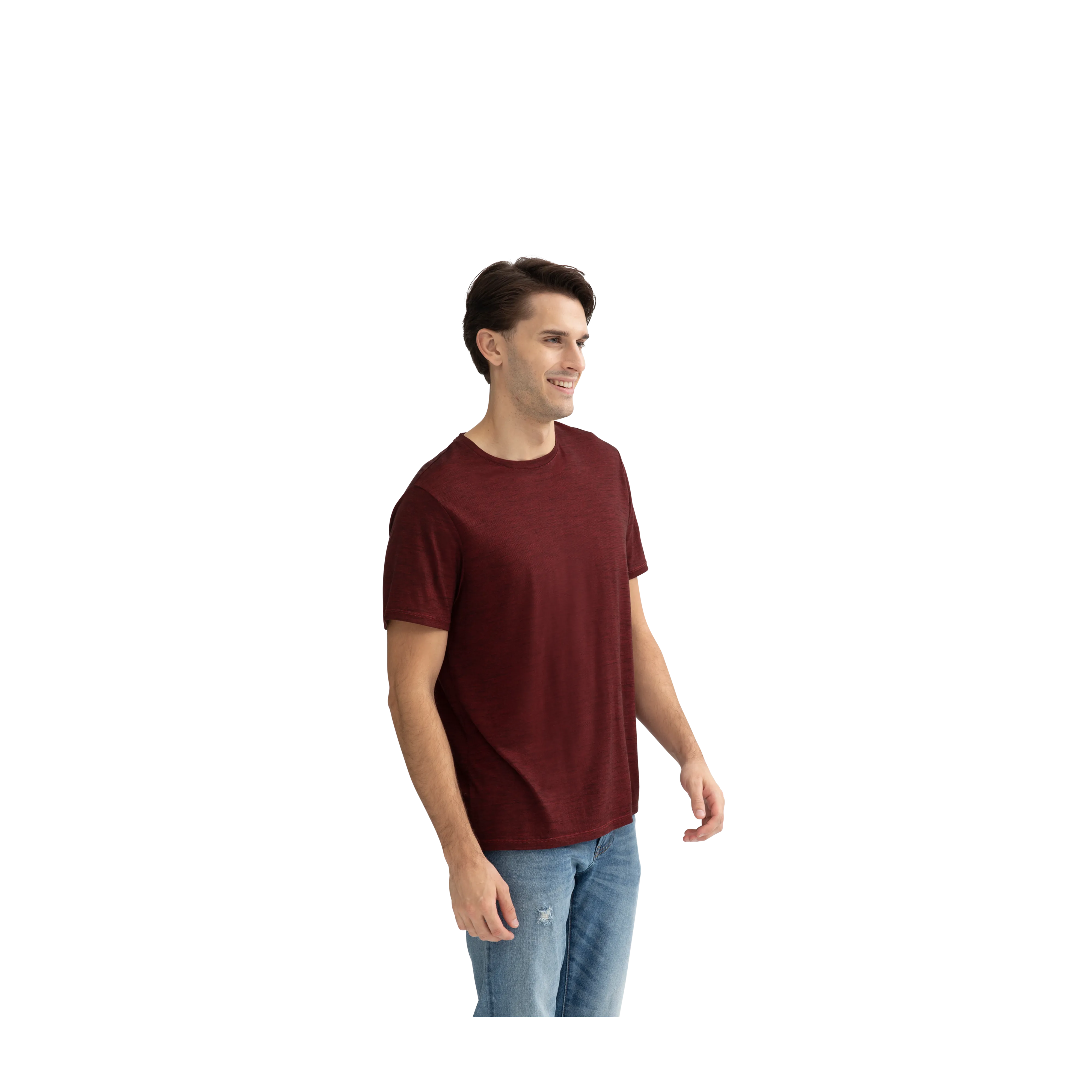 Men's Merino Wool Crew Neck T-Shirt