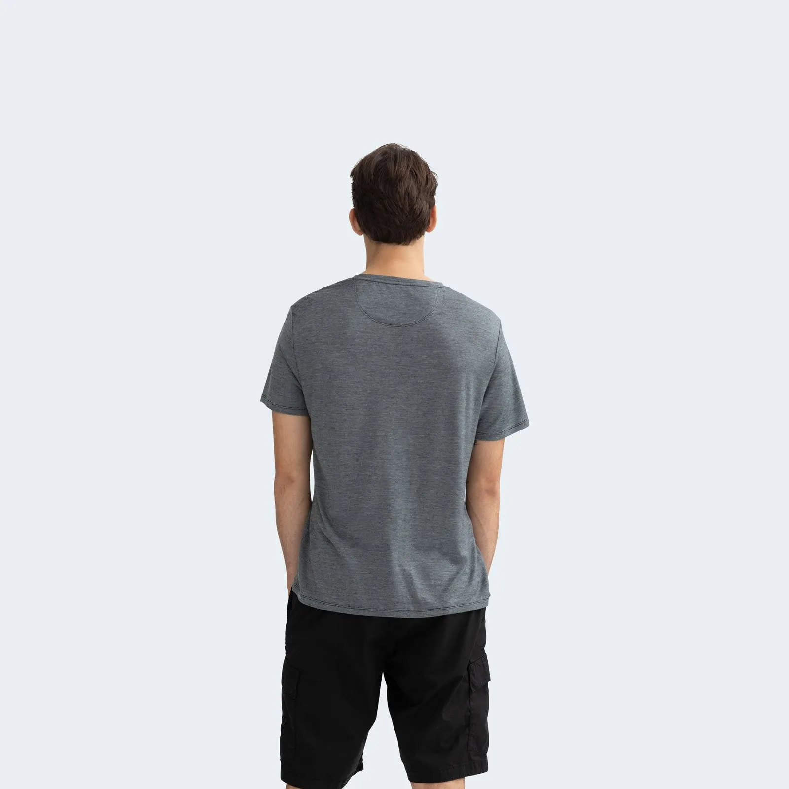 Men's Merino Wool Crew Neck T-Shirt