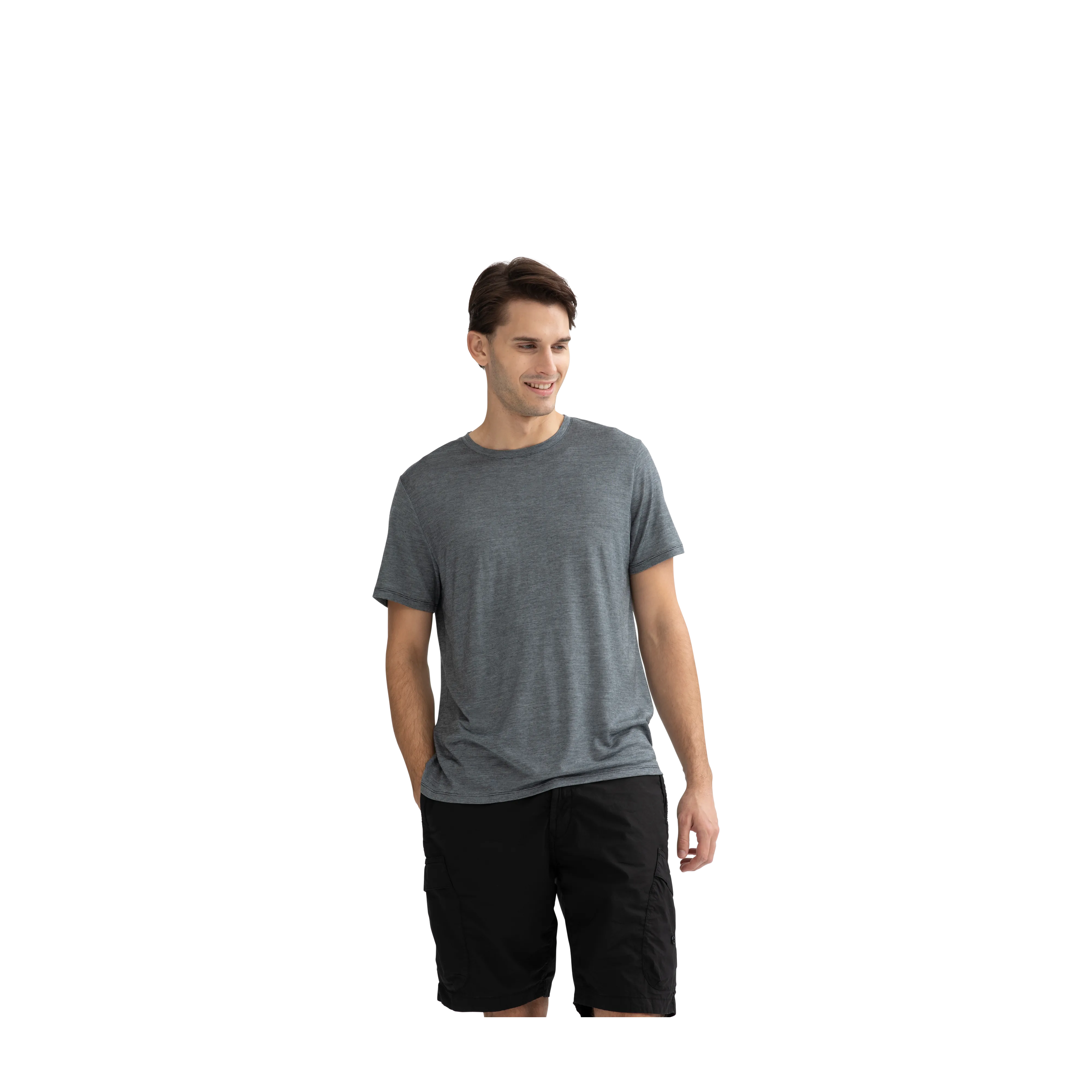 Men's Merino Wool Crew Neck T-Shirt