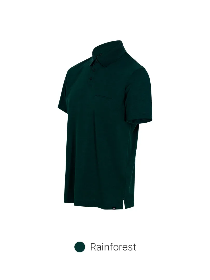 Men's Pique Short Sleeve Polo Shirt