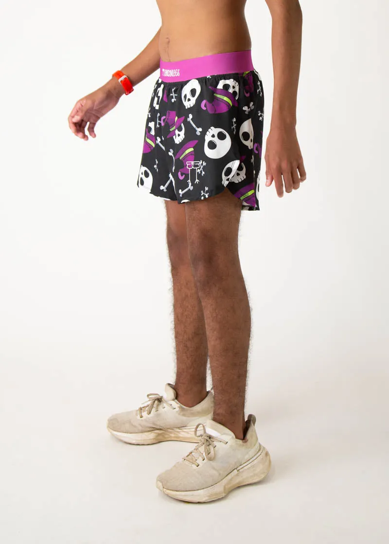 Men's Skulls 4" Half Split Shorts