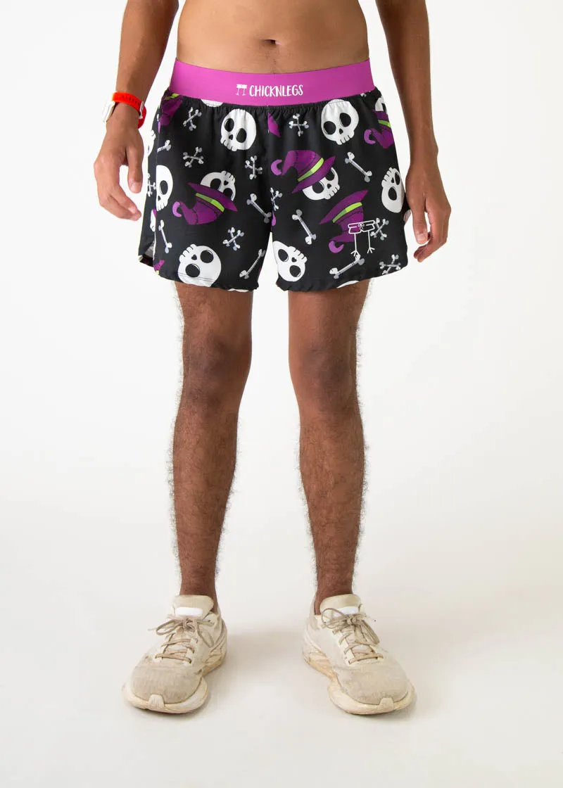 Men's Skulls 4" Half Split Shorts