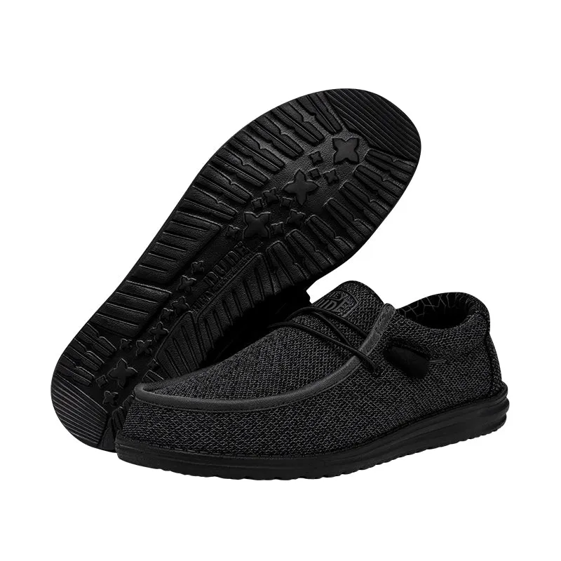 Men's Wally Sox (Wide) Micro Total Black