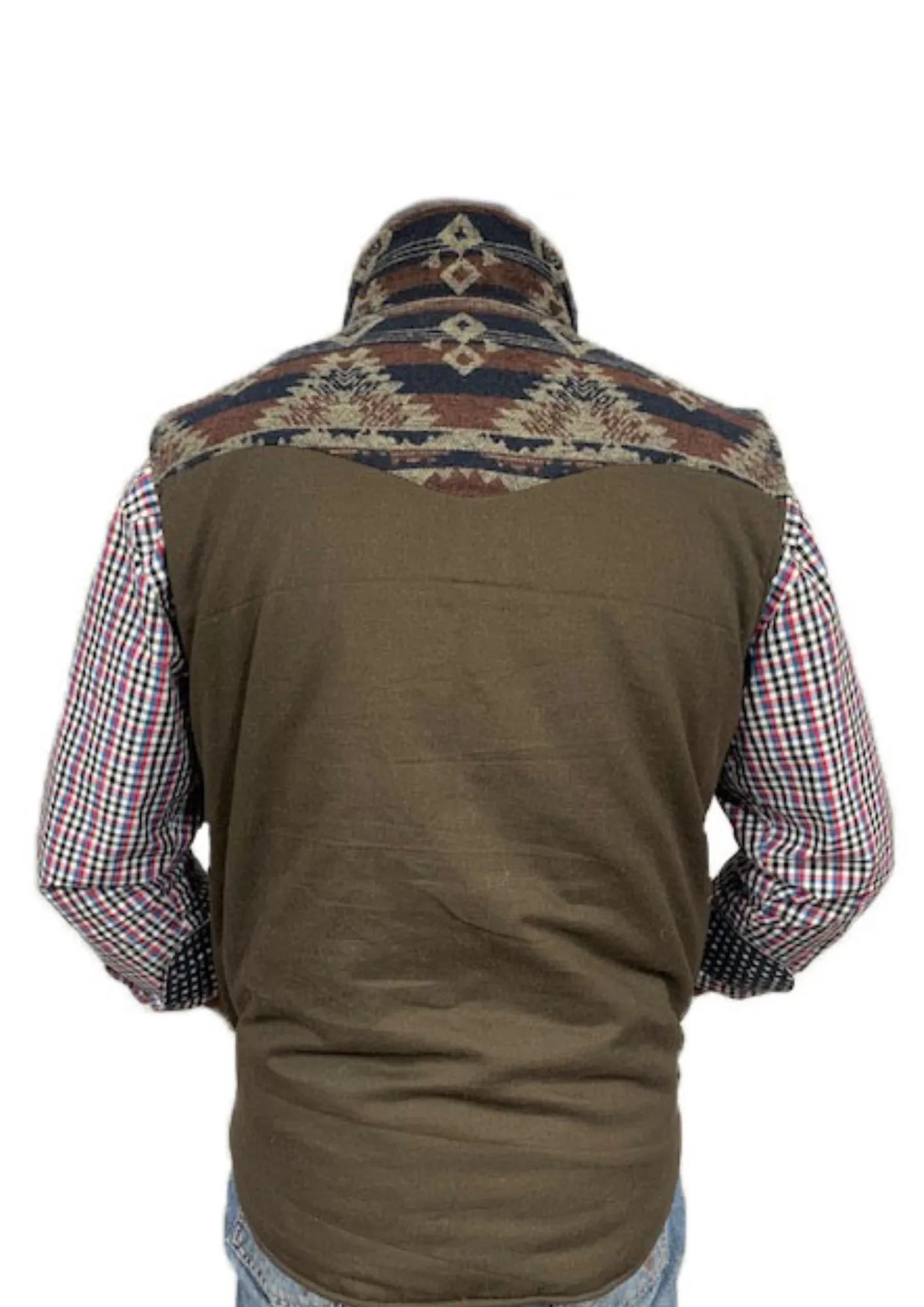 Men's Western Aztec Vest Style#-M-24208