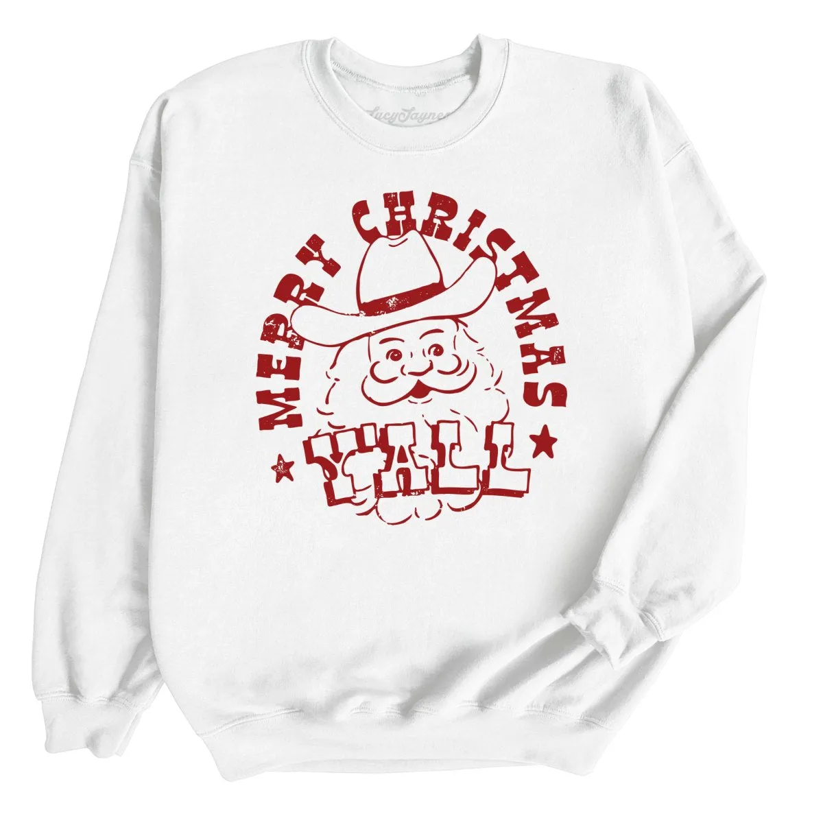 Merry Christmas Y'all Sweatshirt