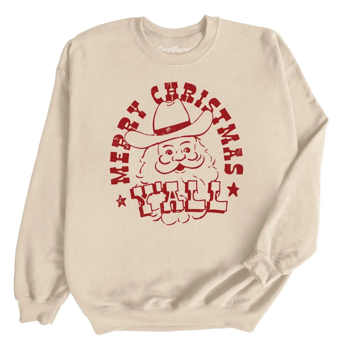 Merry Christmas Y'all Sweatshirt