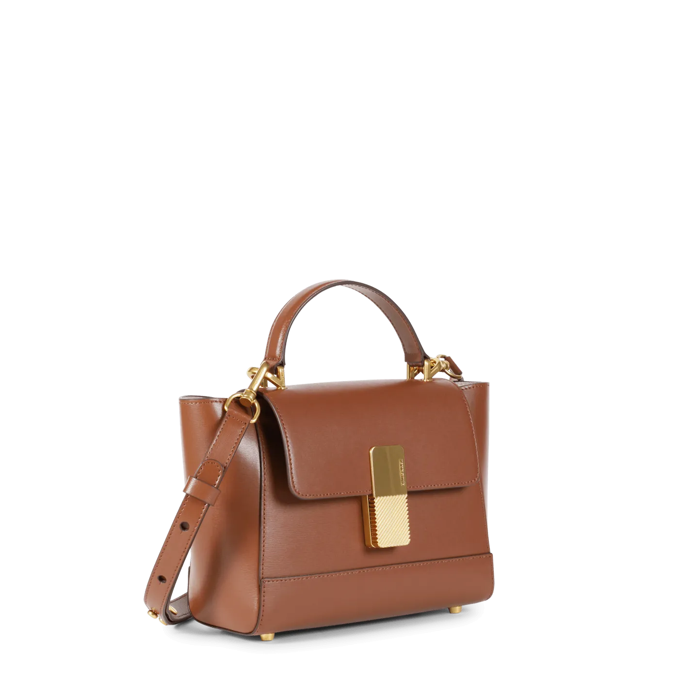 Mini Marly Gold Edition - Cuir Box Camel