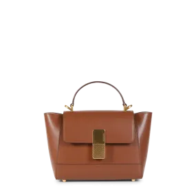 Mini Marly Gold Edition - Cuir Box Camel