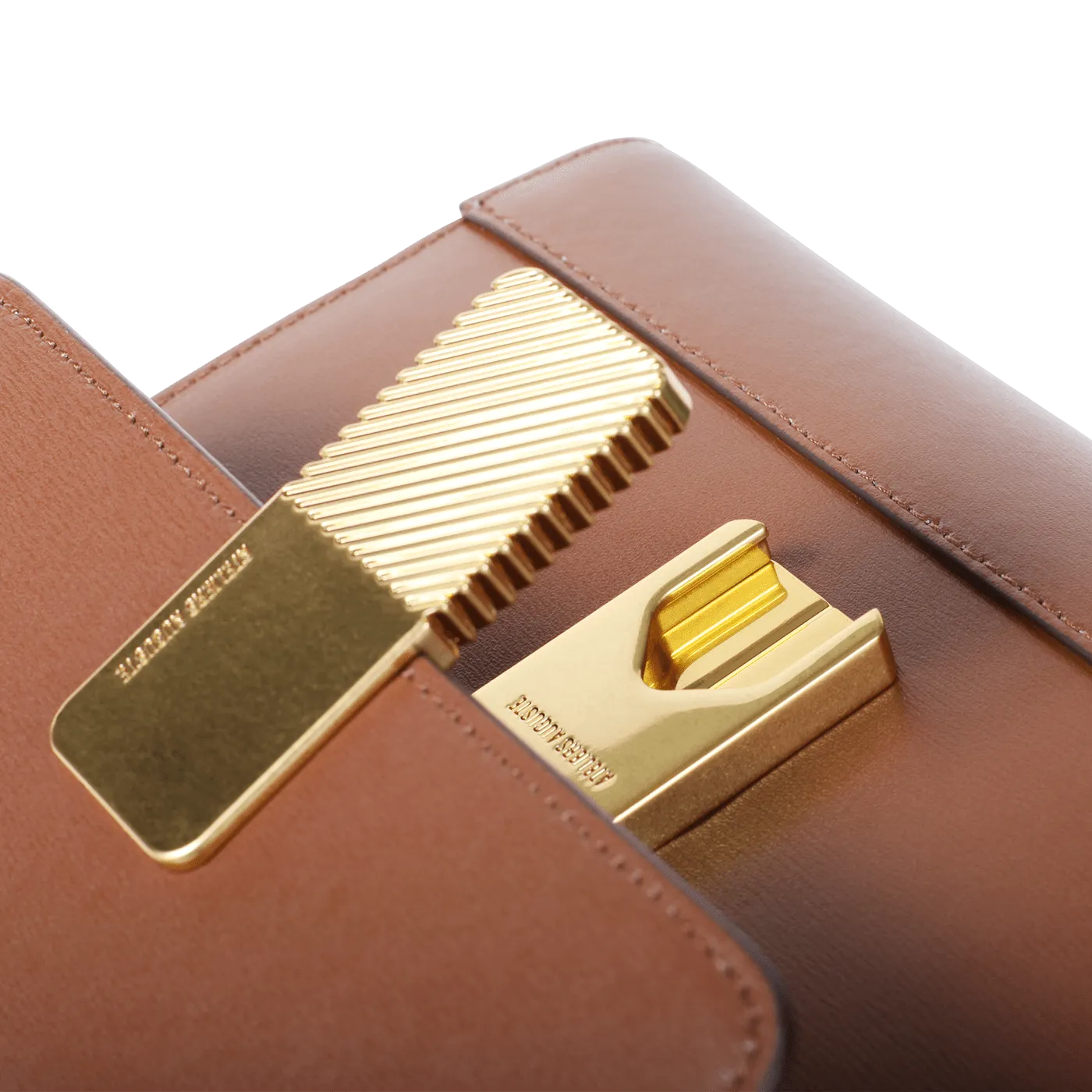 Mini Marly Gold Edition - Cuir Box Camel