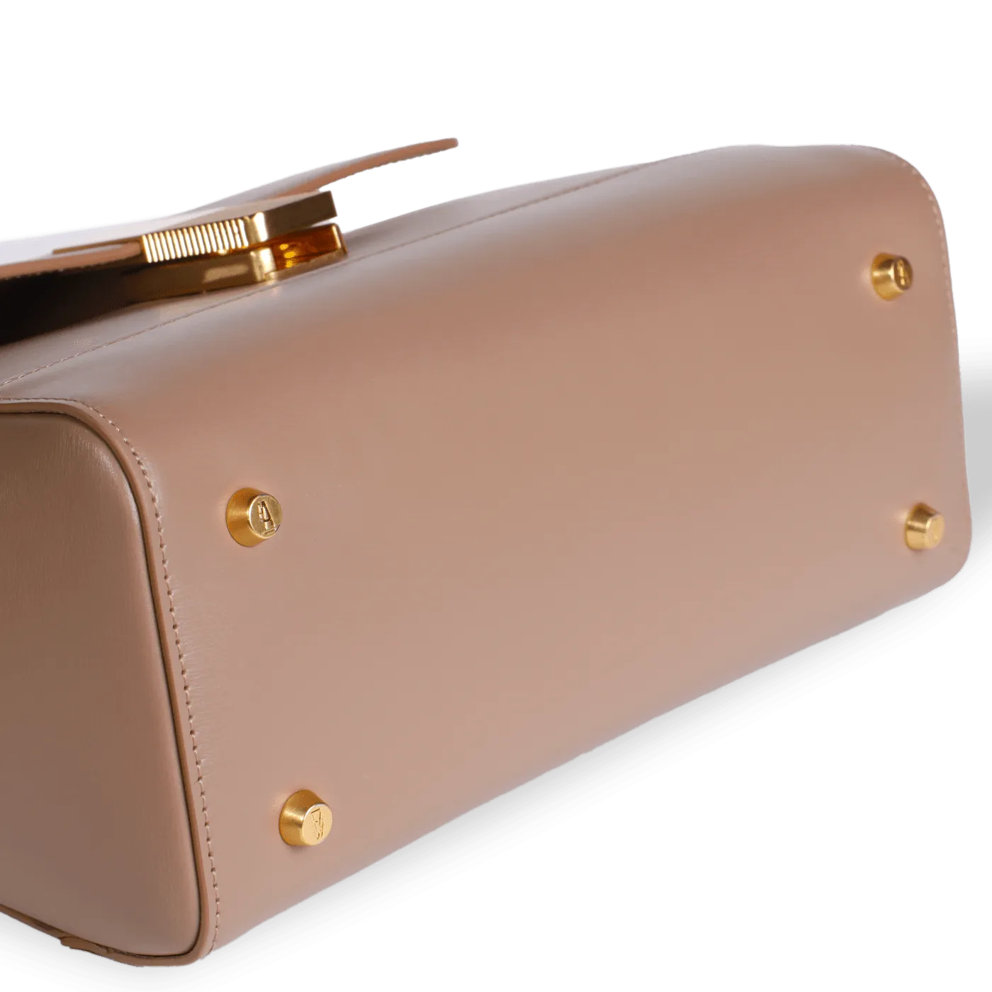 Mini Marly Gold Edition - Cuir Box Taupe