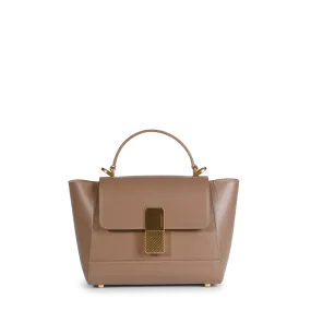 Mini Marly Gold Edition - Cuir Box Taupe