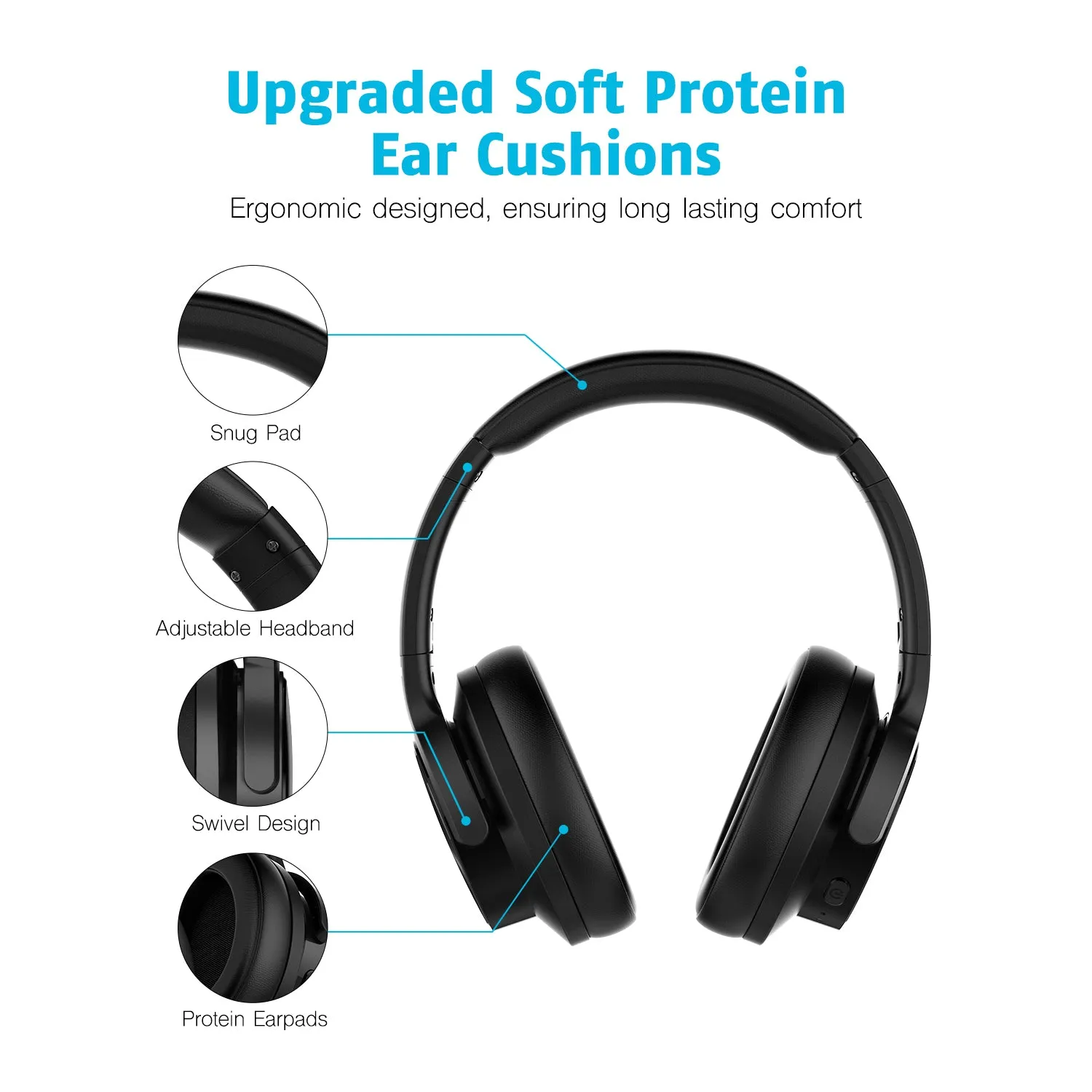 Mixcder E9 Wireless Noise Cancelling Headphones