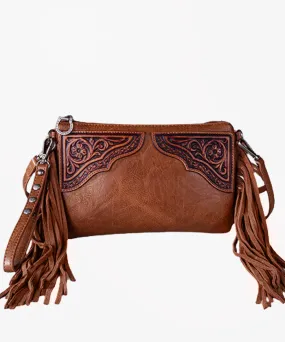 Montana West Fringe Leather Handbag