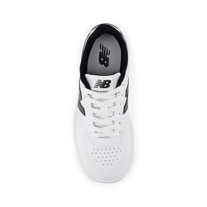 NEW BALANCE GRADE SCHOOL BB80 BLACK/WHITE SNEAKER SHOES