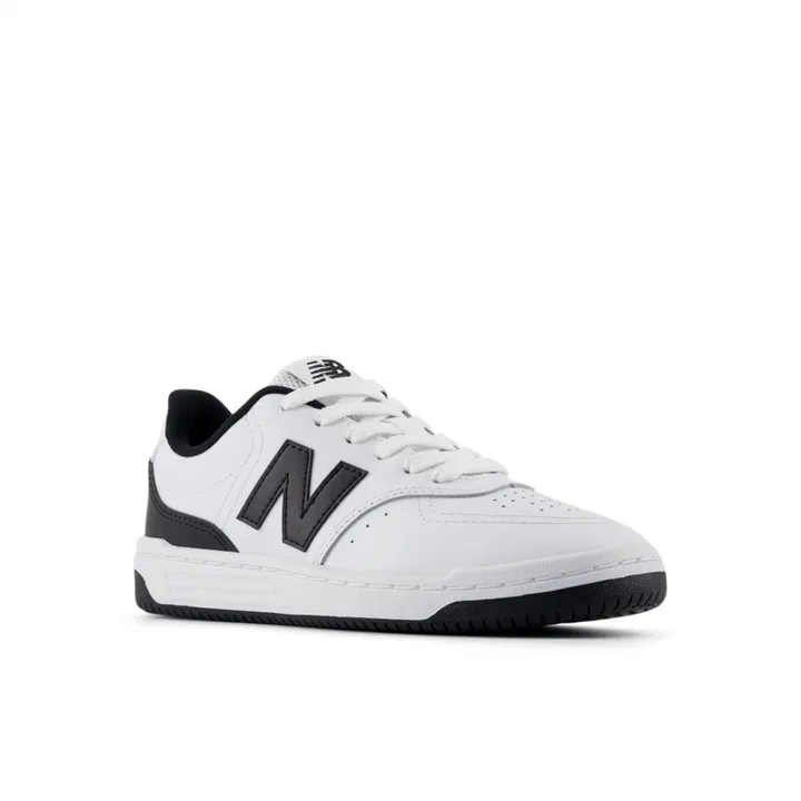 NEW BALANCE GRADE SCHOOL BB80 BLACK/WHITE SNEAKER SHOES